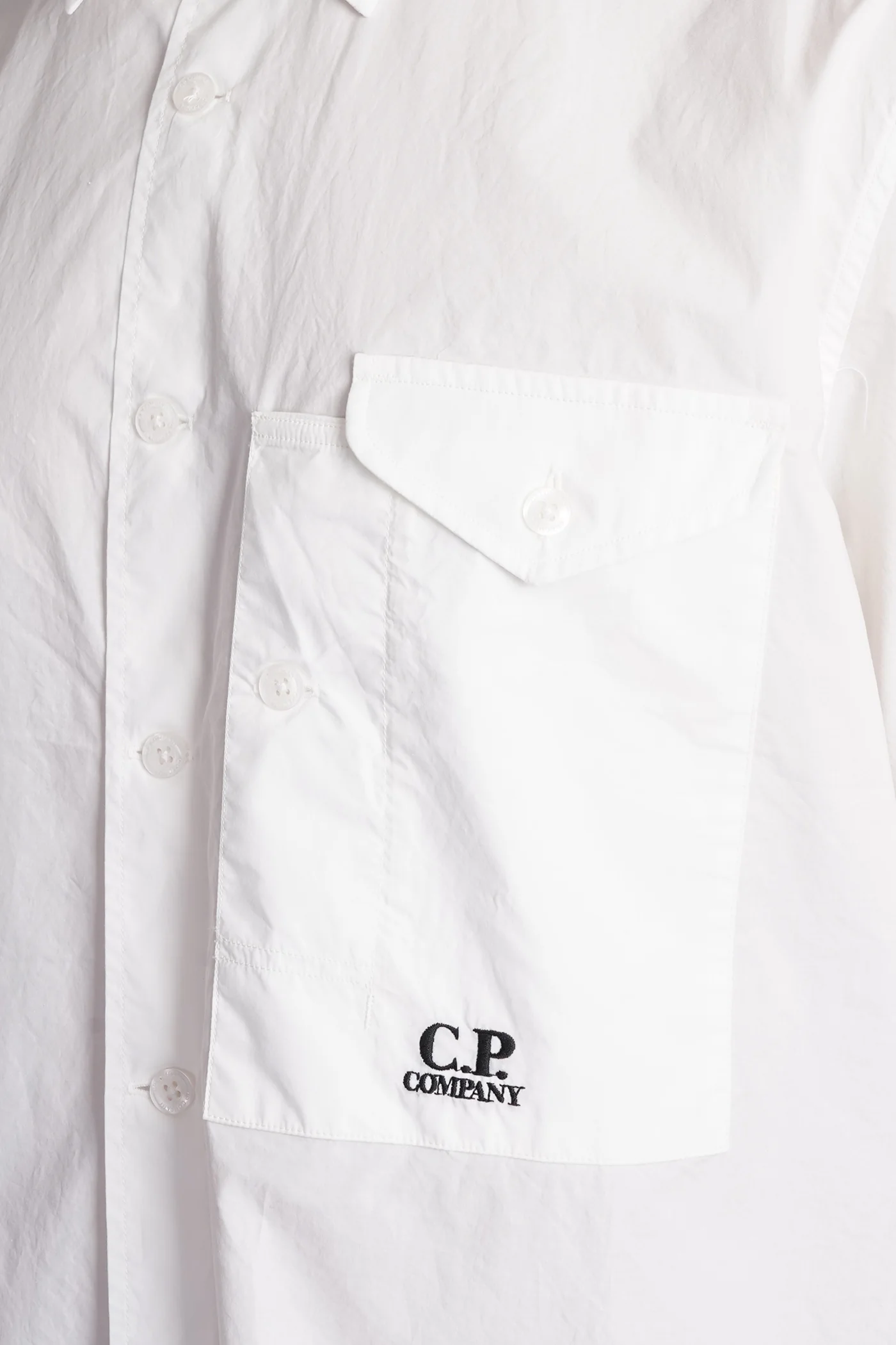 Shirt in white cotton - Image 5