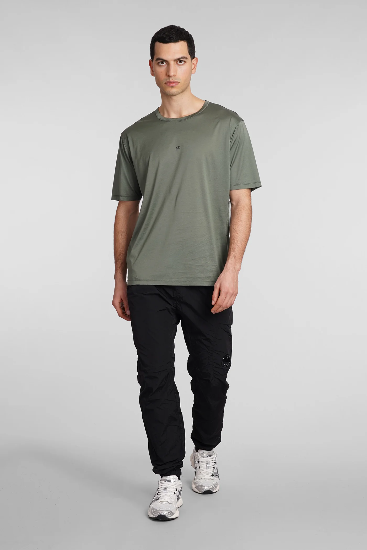 T-Shirt in green cotton - Image 2
