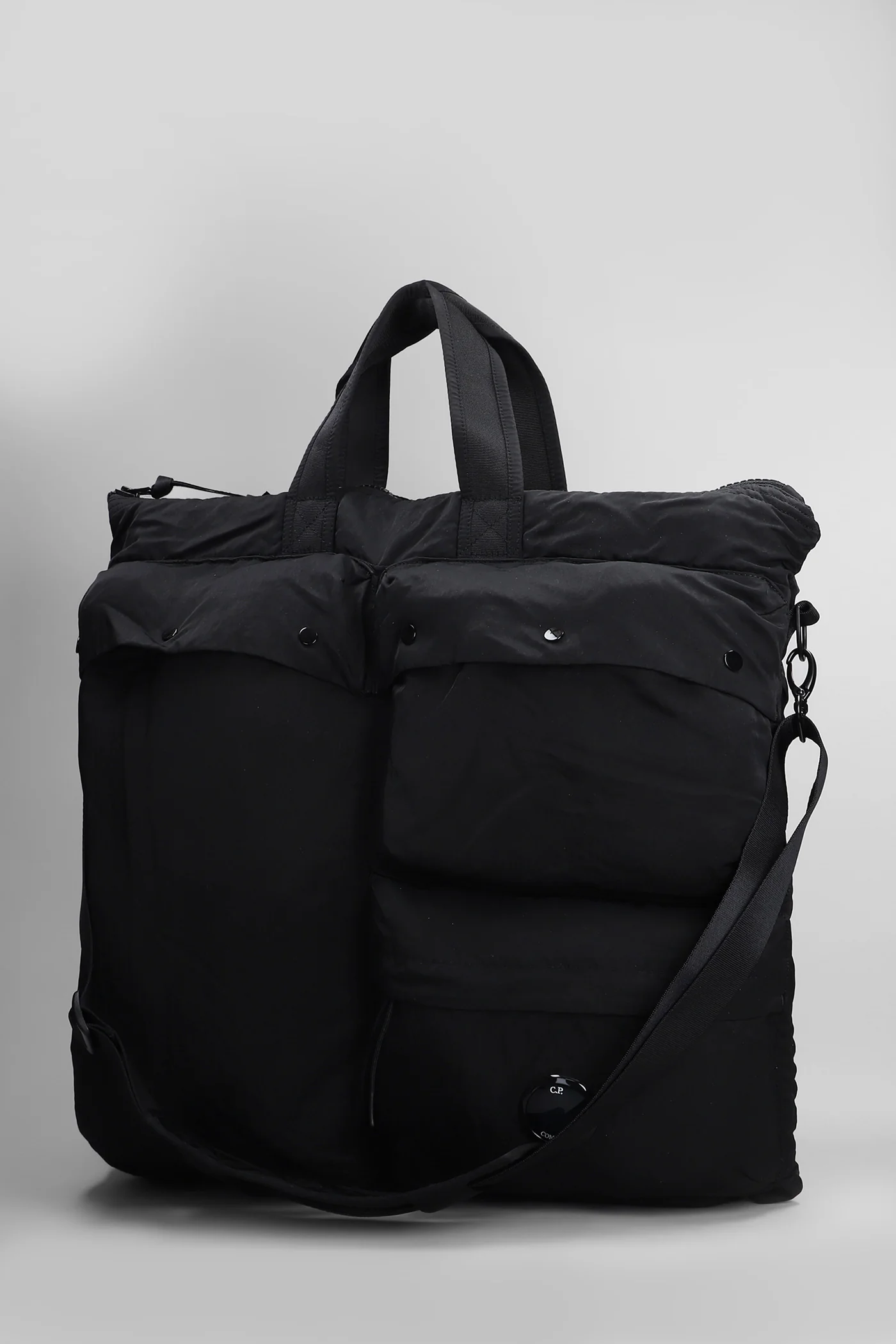 Tote in black polyamide - Image 2