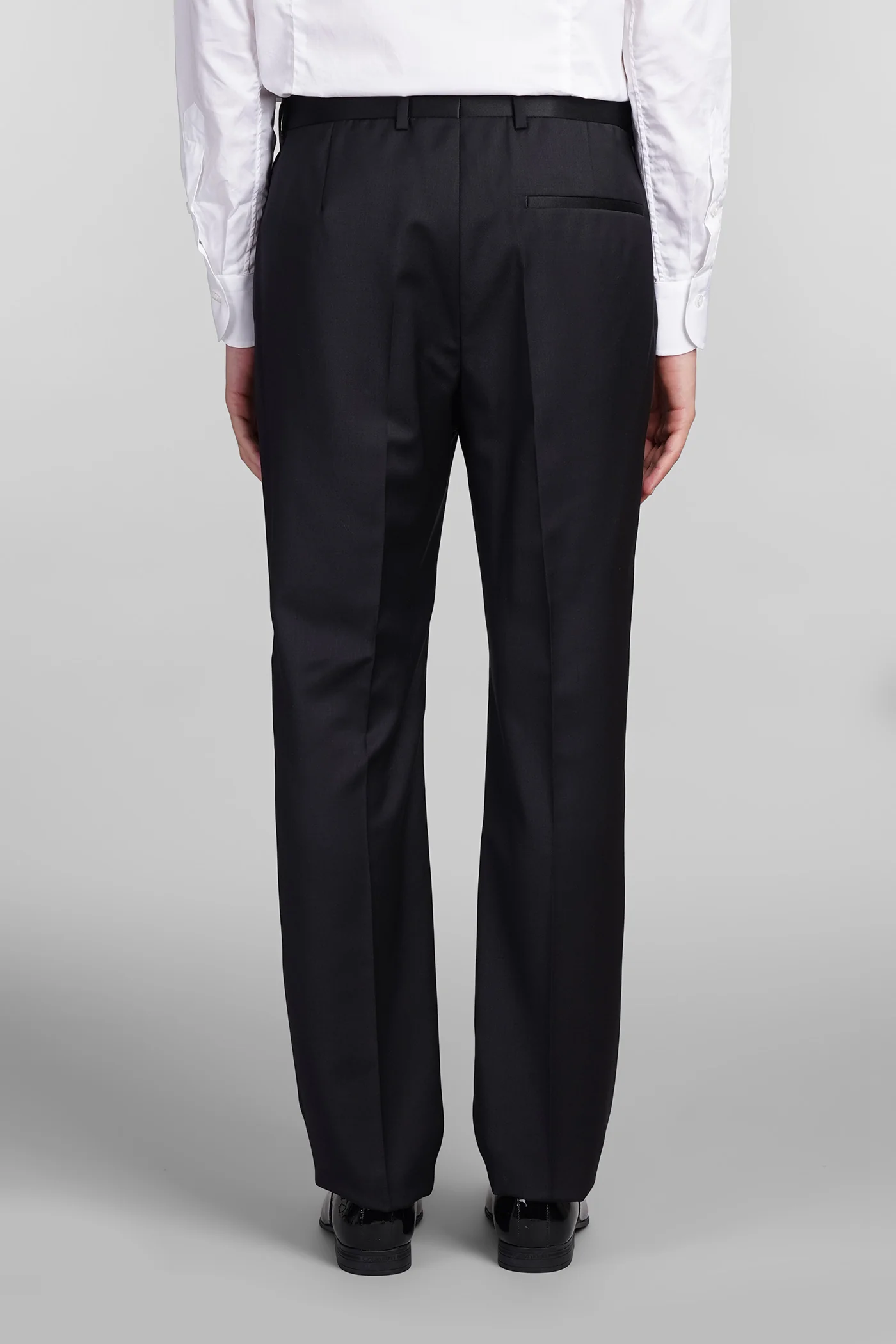 Pants in black wool - Image 3
