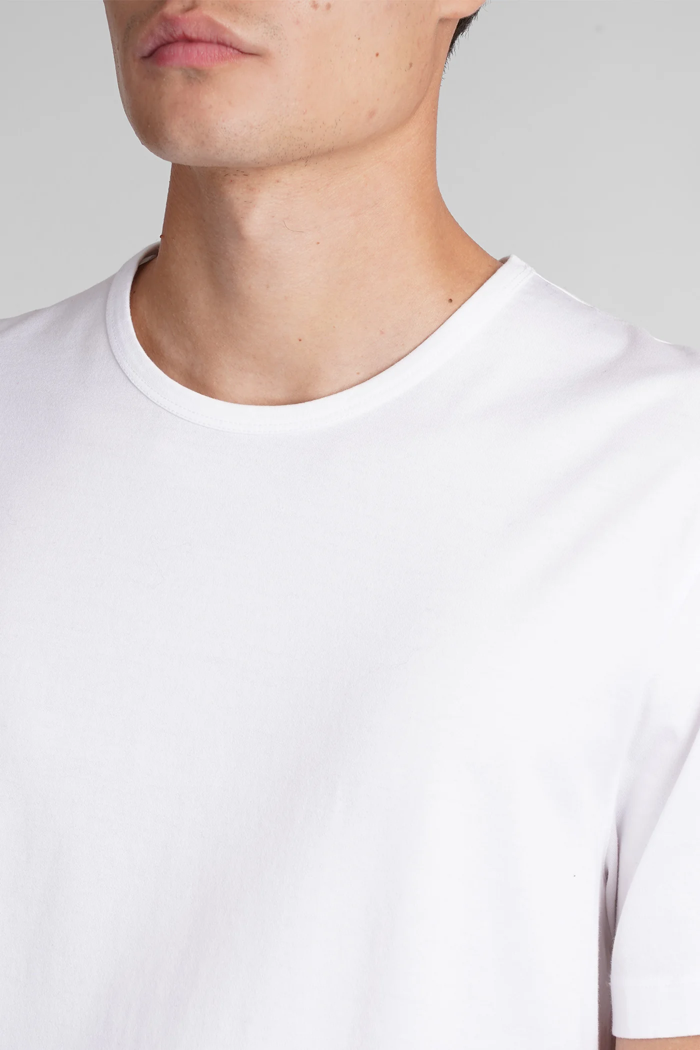 T-Shirt in white cotton - Image 5