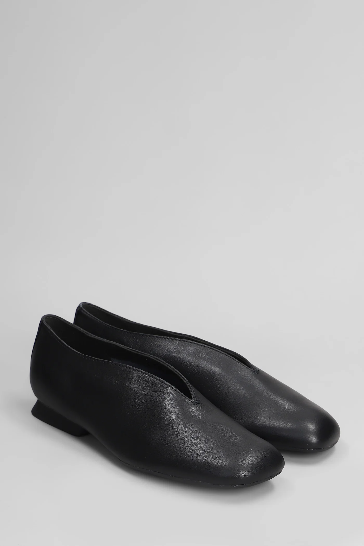 Casi Myra Ballet flats in black leather - Image 2