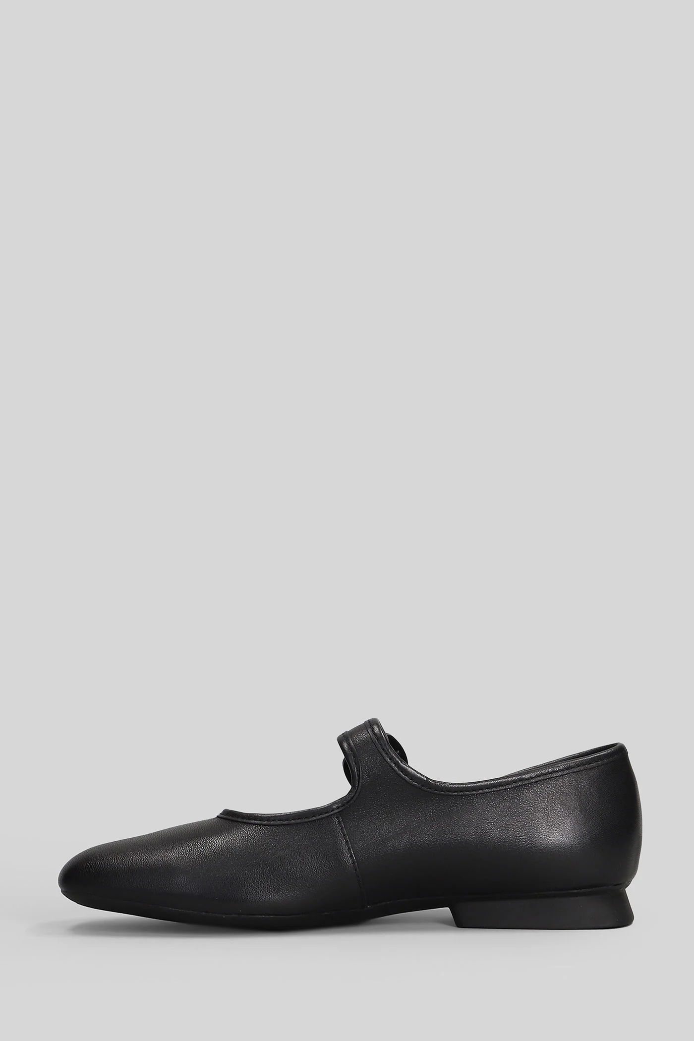 Casi Myra Ballet flats in black leather - Image 3