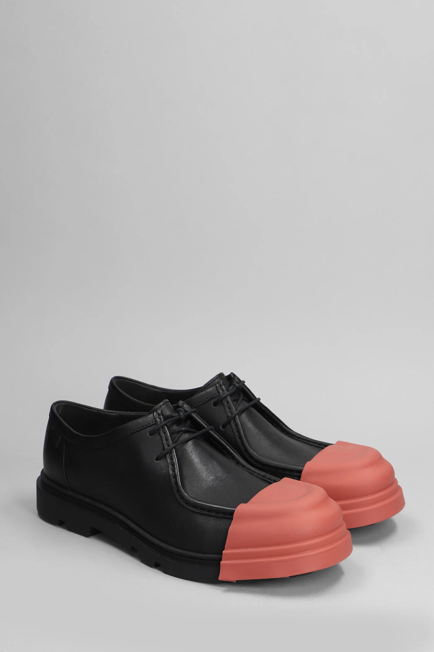Junction Lace up shoes in black leather - Image 2
