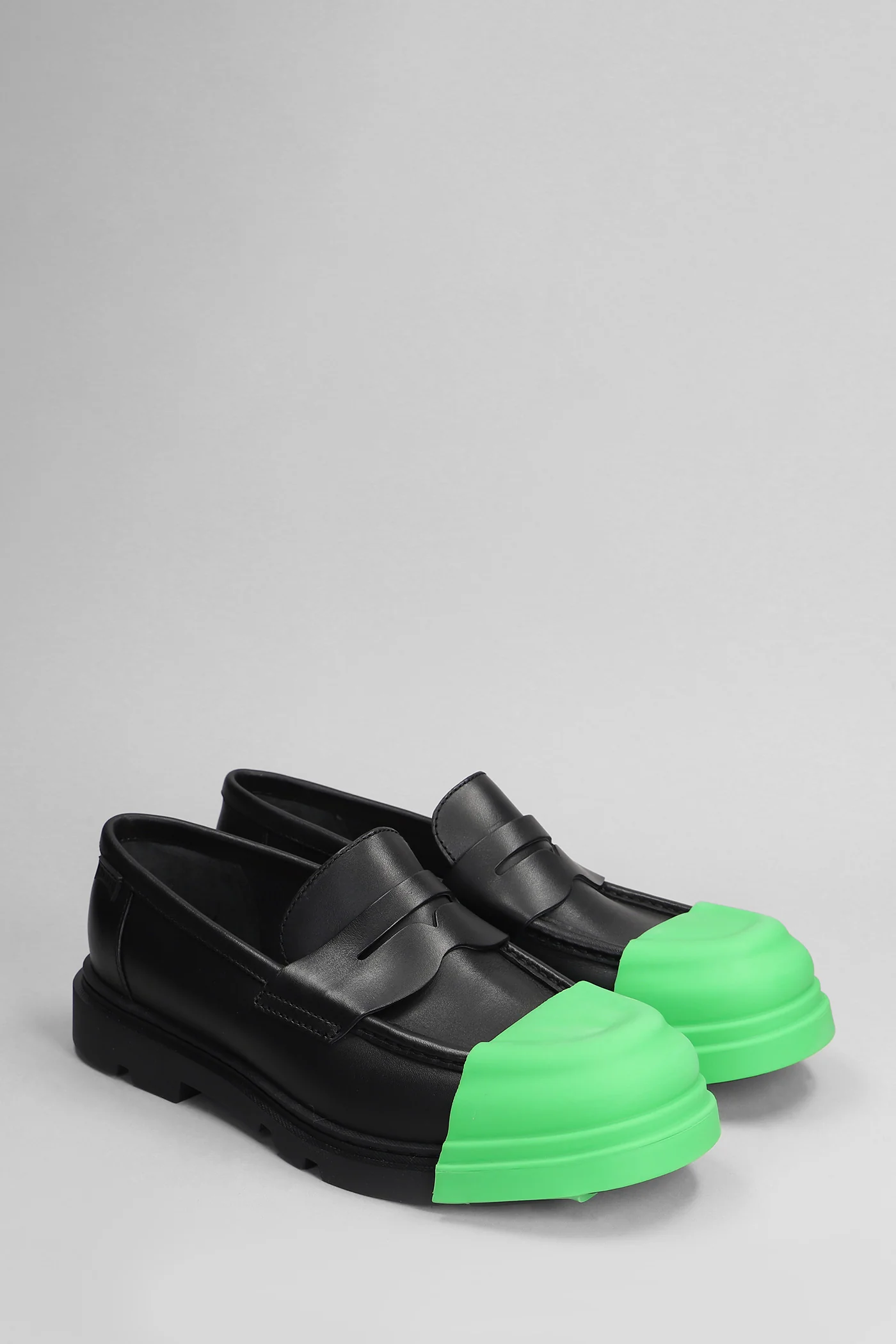 Junction Loafers in black leather - Image 2