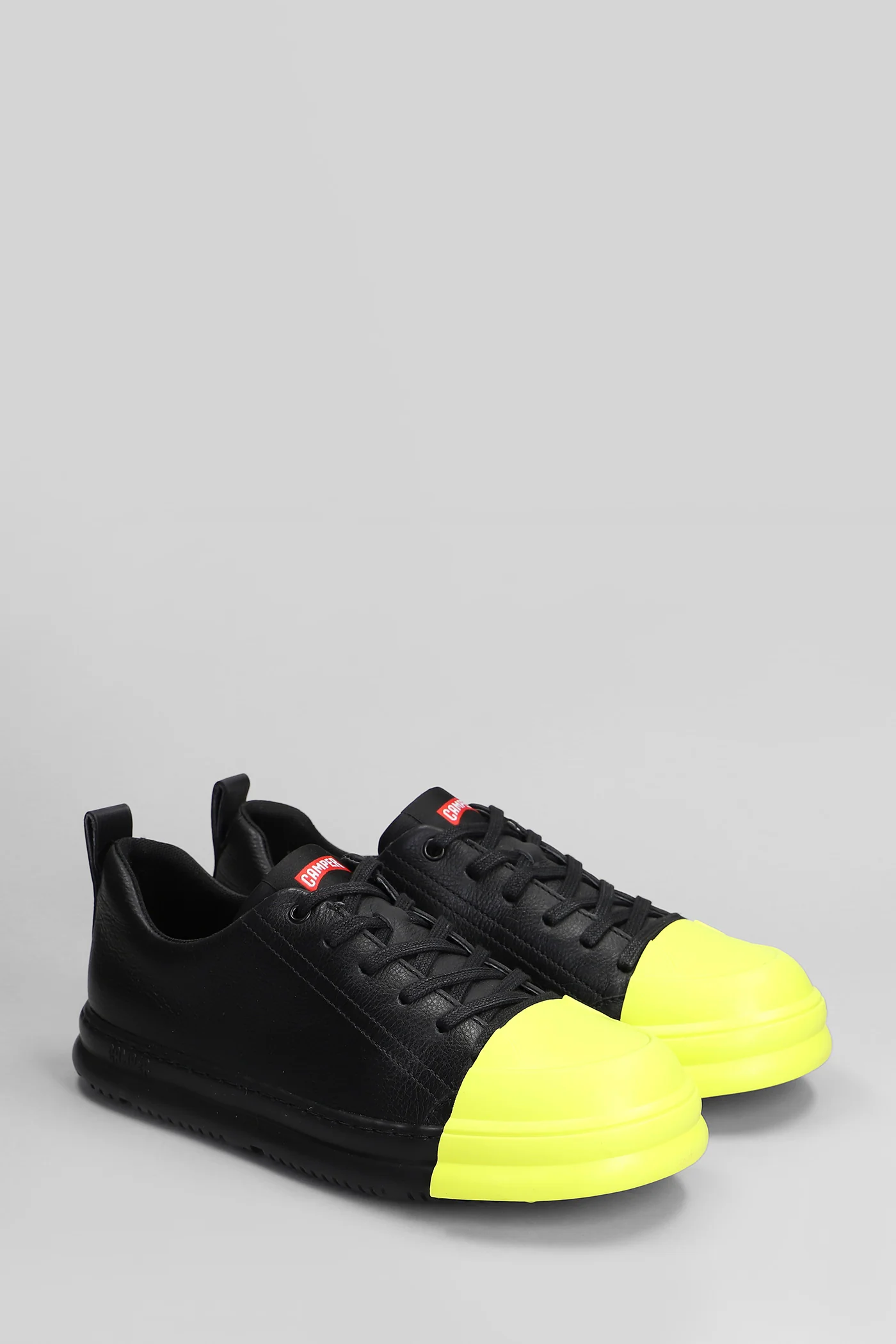Junction Runner Sneakers in black leather - Image 2