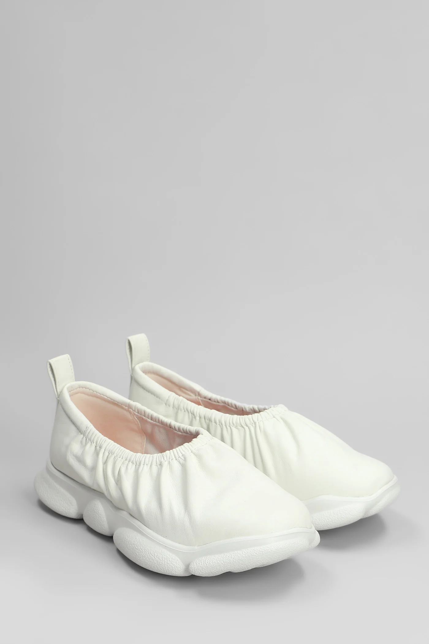 Karst Sneakers in white leather - Image 2