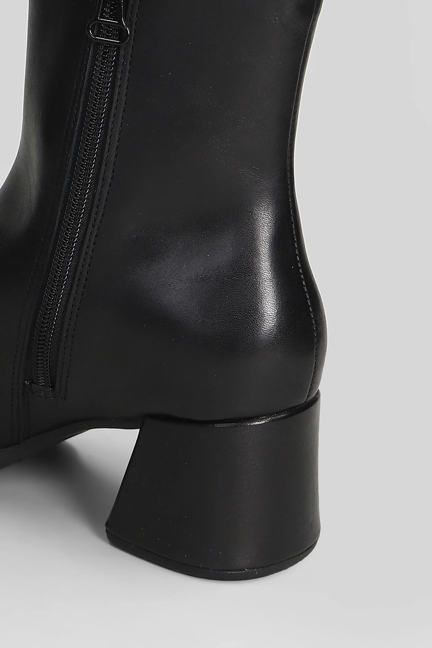 Kora High heels Ankle boots in black leather - Image 5