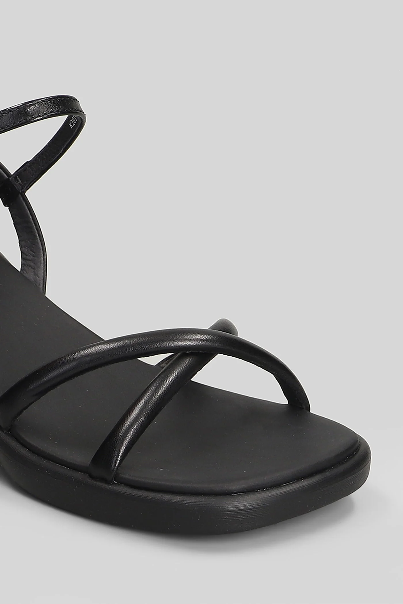 Louise Sandals in black leather - Image 5