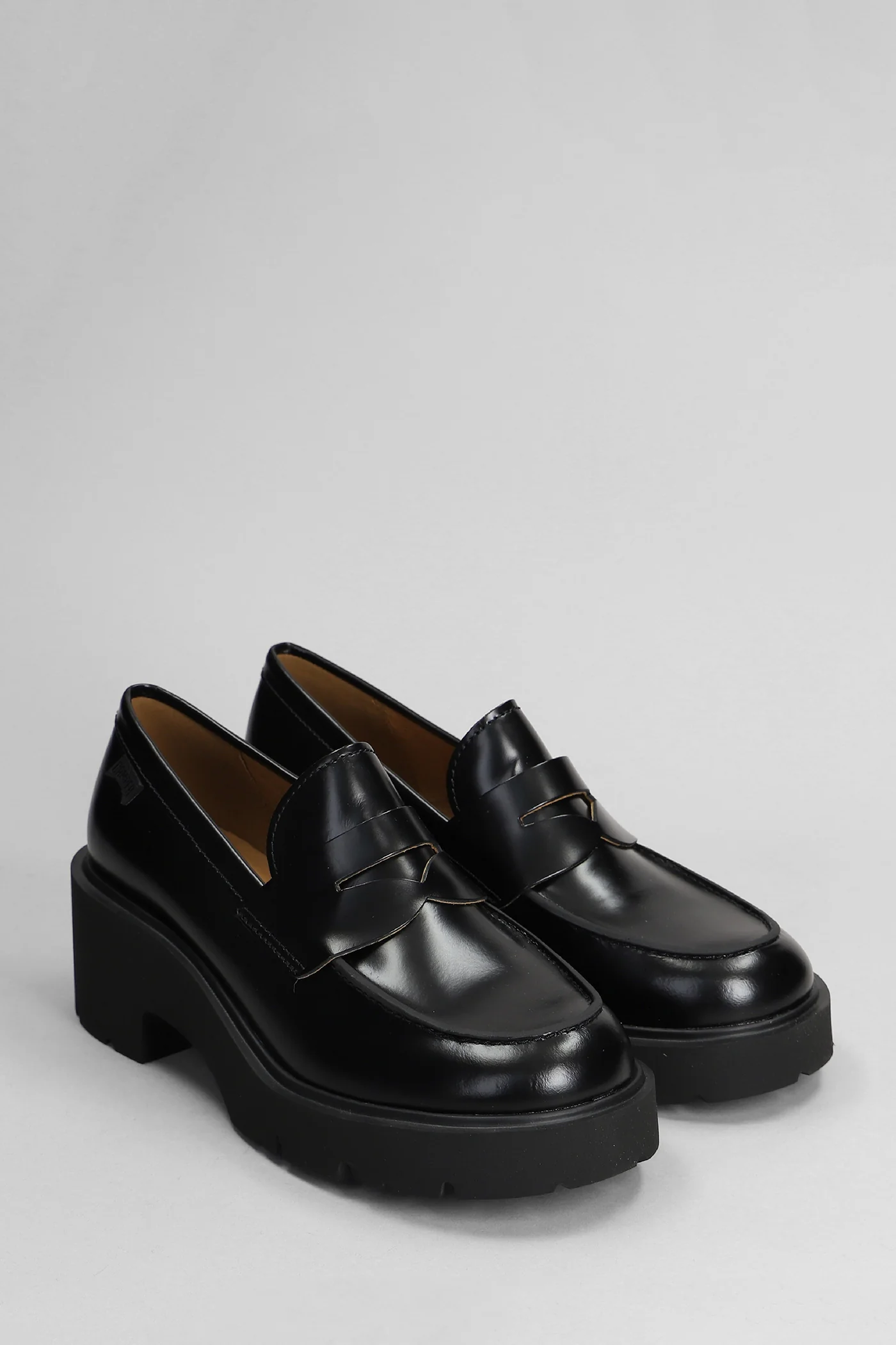 Milah Loafers in black leather - Image 2