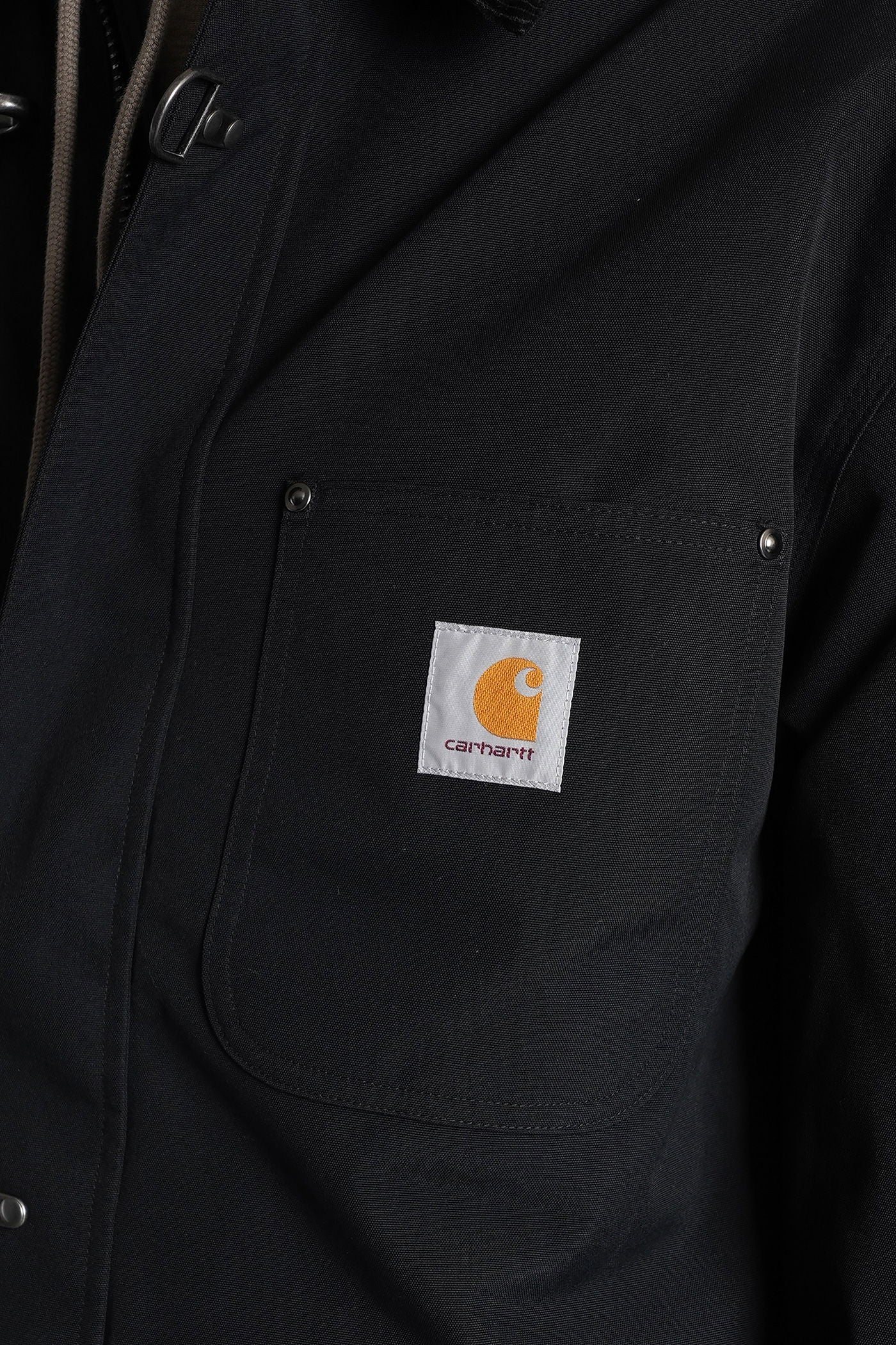 Adair coat  in black nylon - Image 4