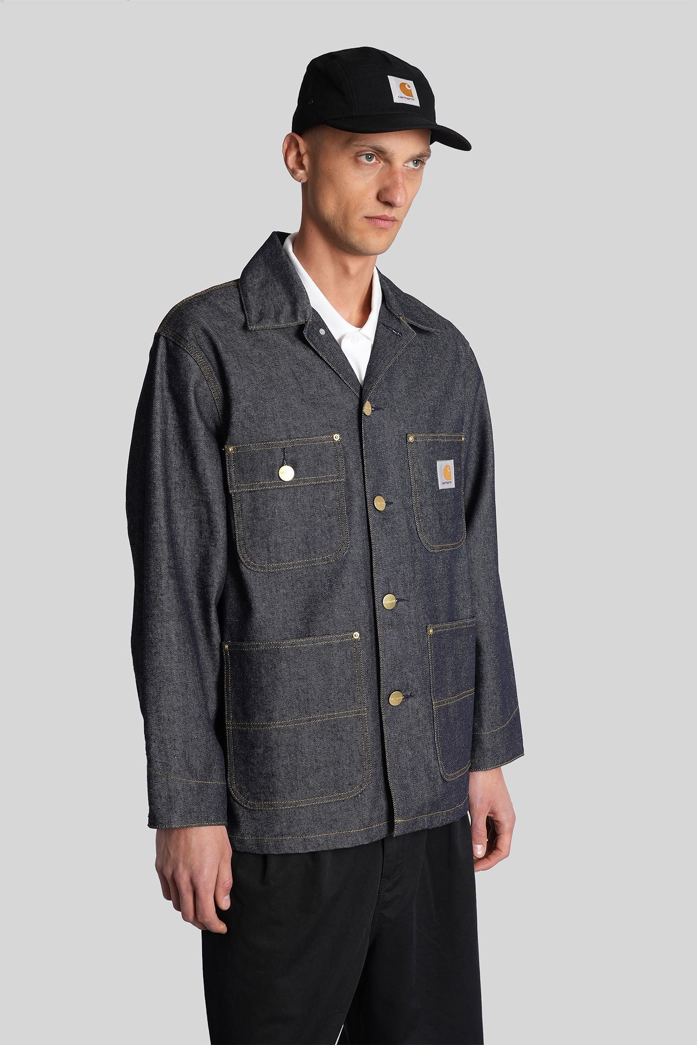 Aden chore coat Denim Jackets in blue denim - Image 3