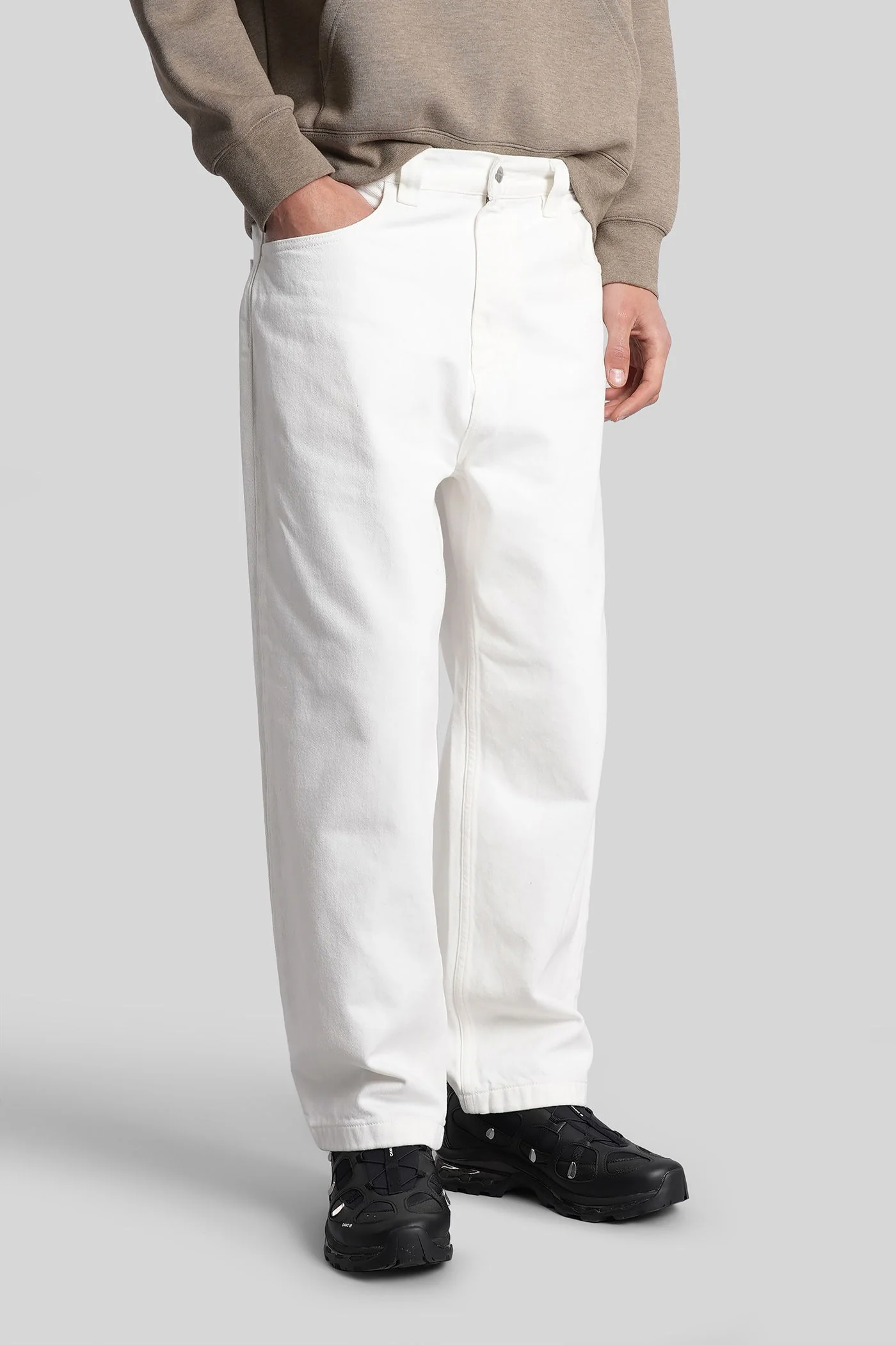 Brandon pant Pants in white denim - Image 9