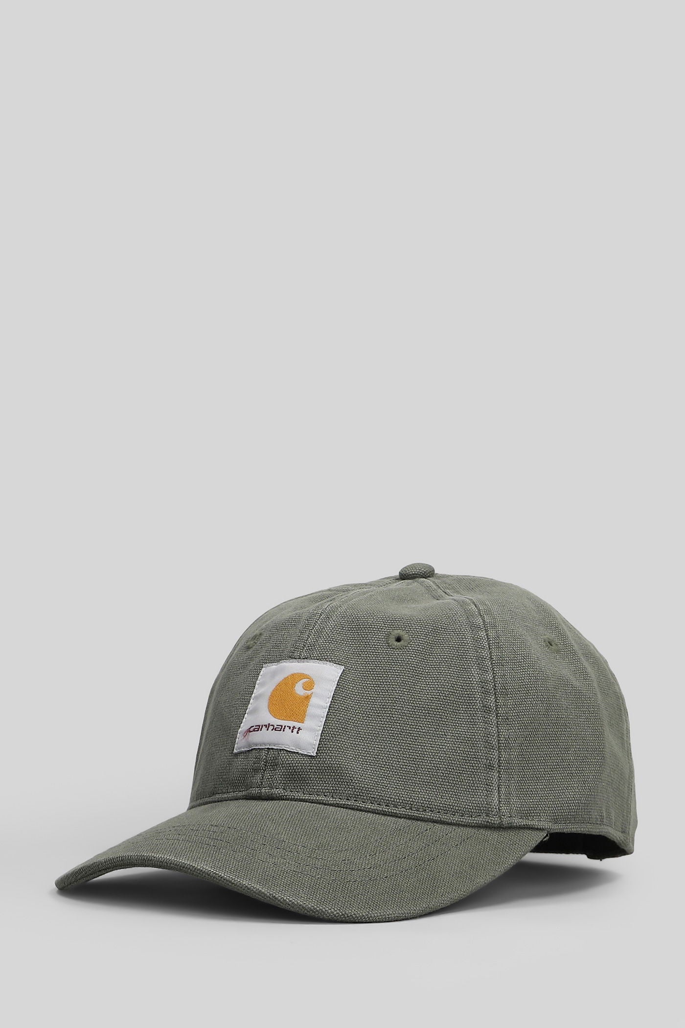 Canvas cap Hats in green cotton - Image 22