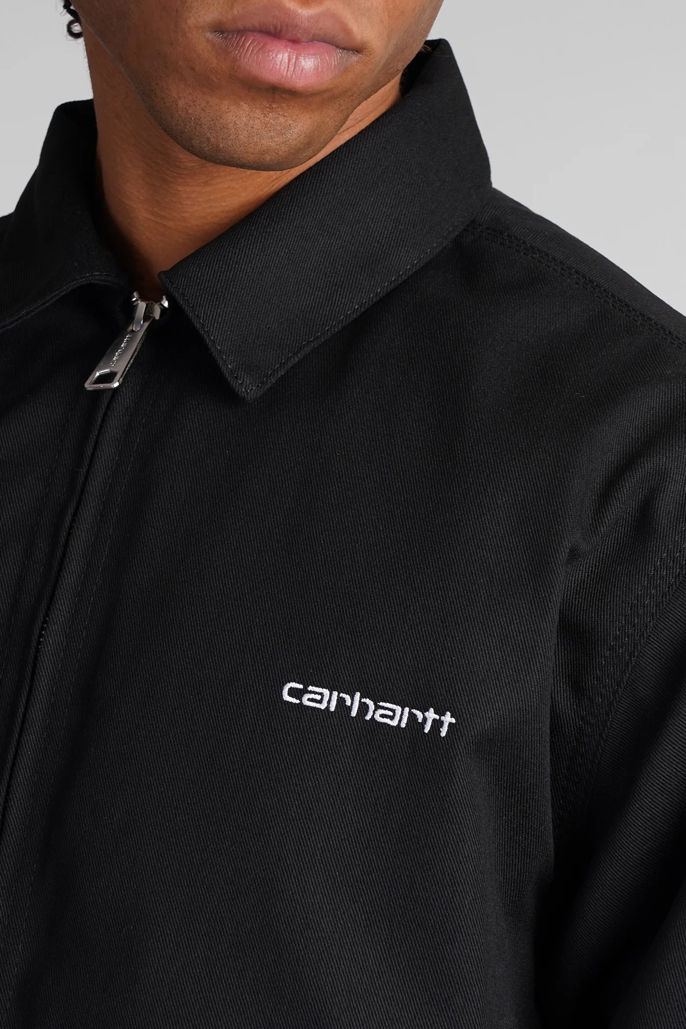 Casual jacket in black polyester - Image 5