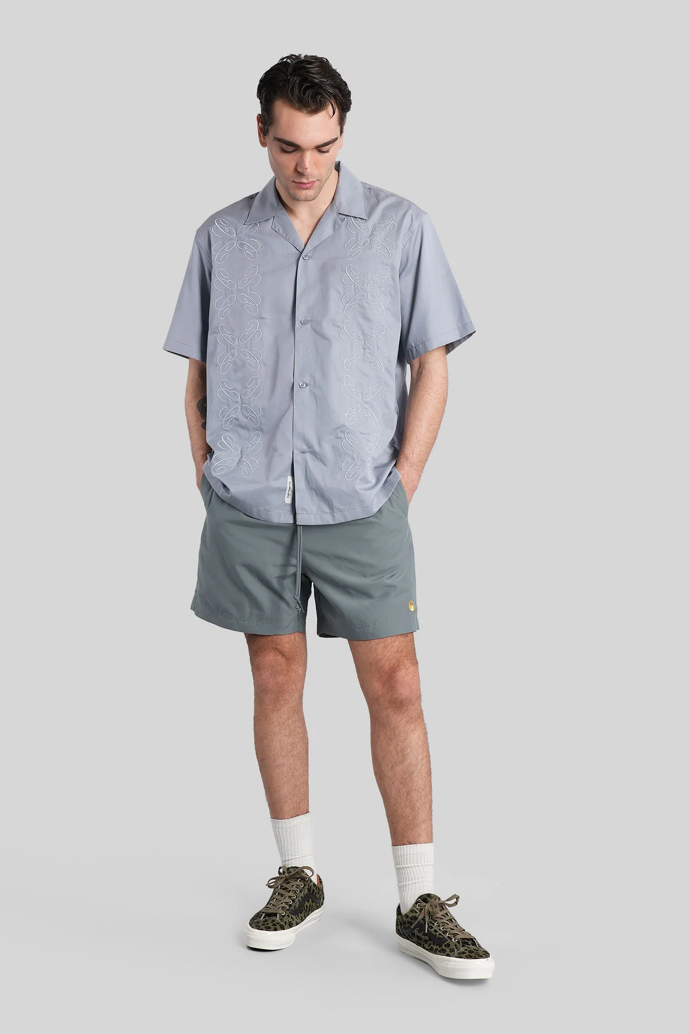 Chase swim trunks Beachwear in green polyester - Image 2