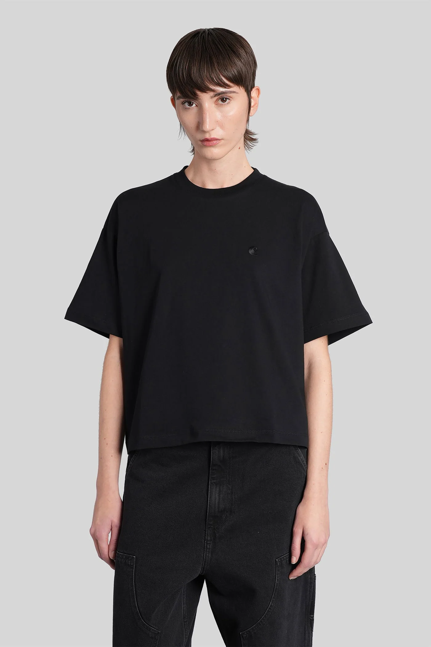 Chester T-shirt T-Shirt in black cotton