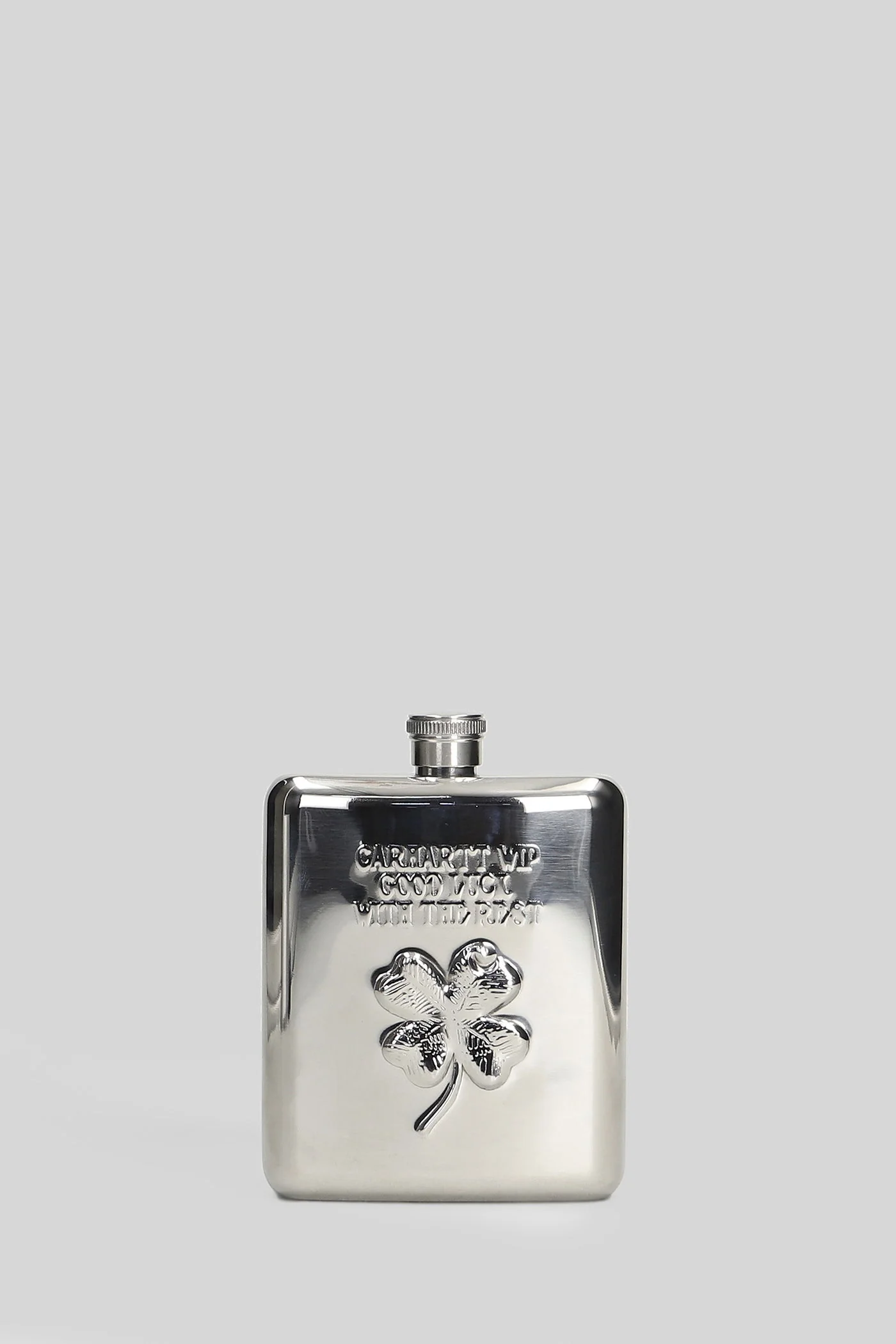 Clover flash in silver metal alloy