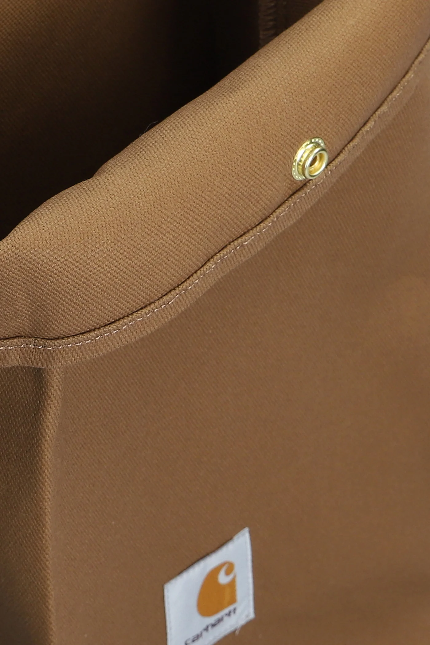 Clutch in brown cotton - Image 4