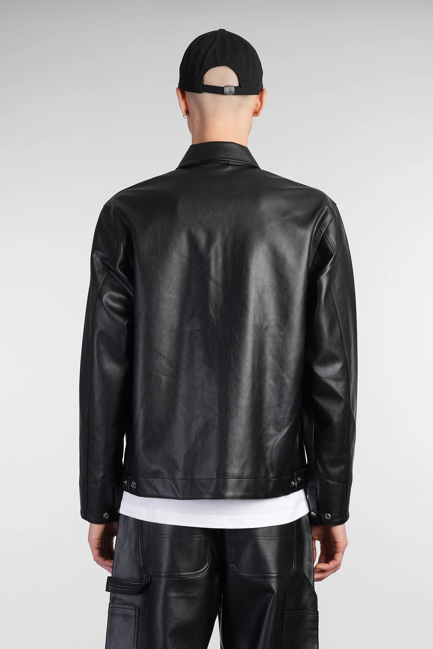 Detroit Jacket in black leather - Image 3