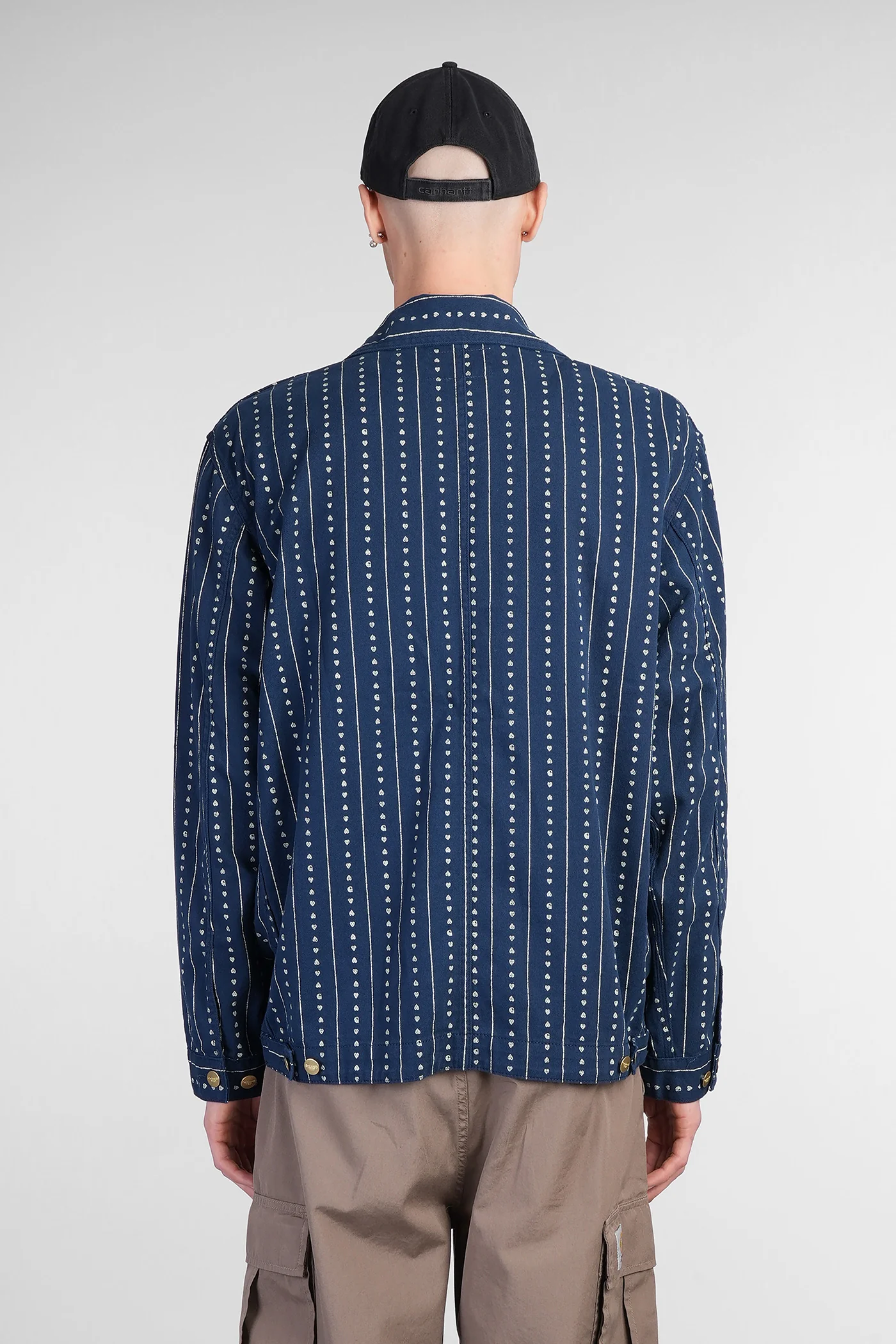 Drewe Chore Casual jacket in blue cotton - Image 13