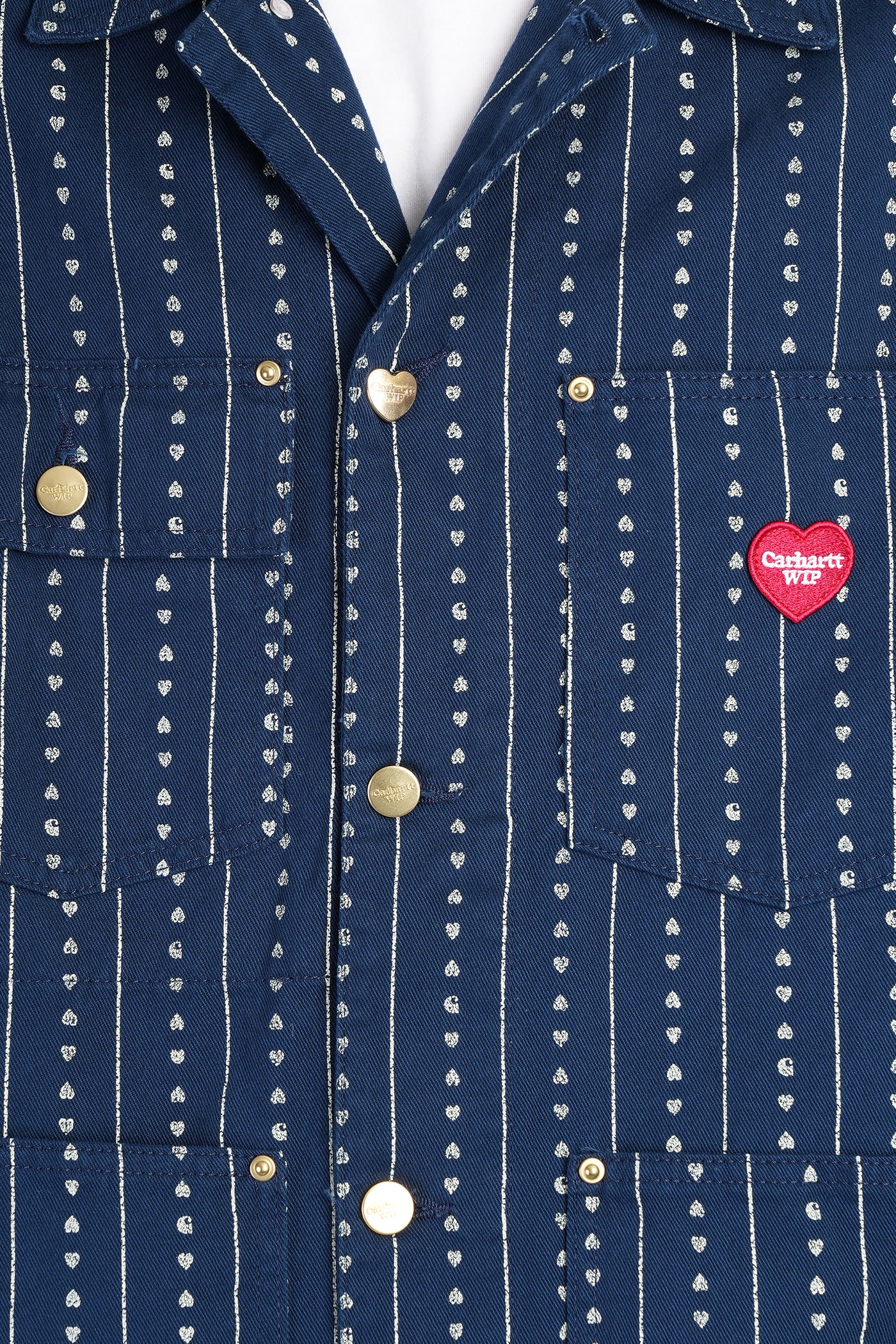 Drewe Chore Casual jacket in blue cotton - Image 40