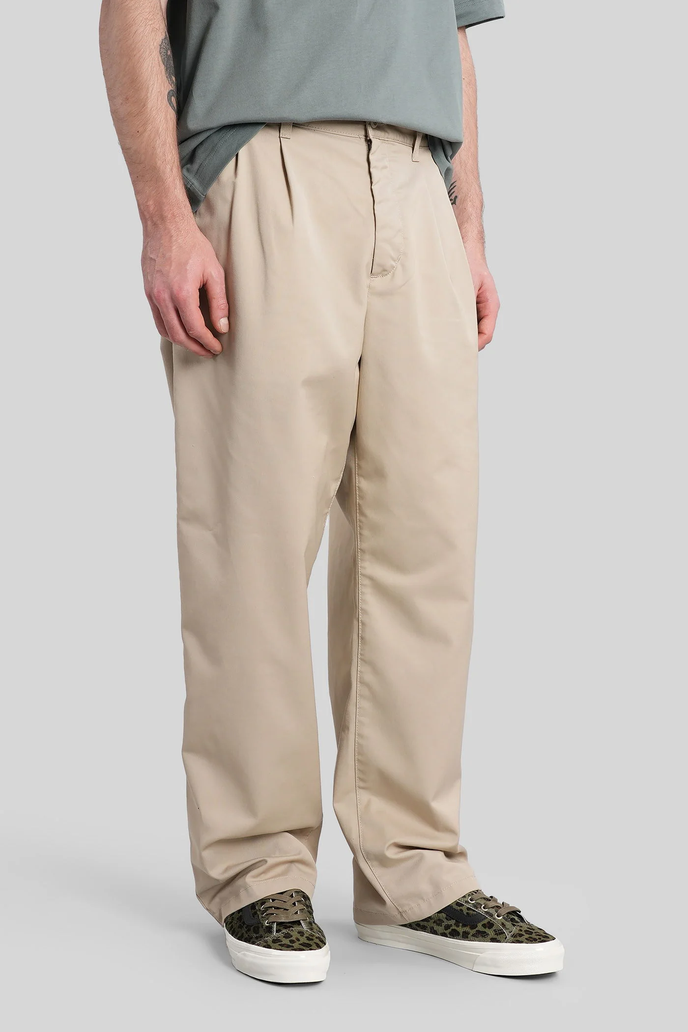 Evan pant Pants in beige polyester - Image 4