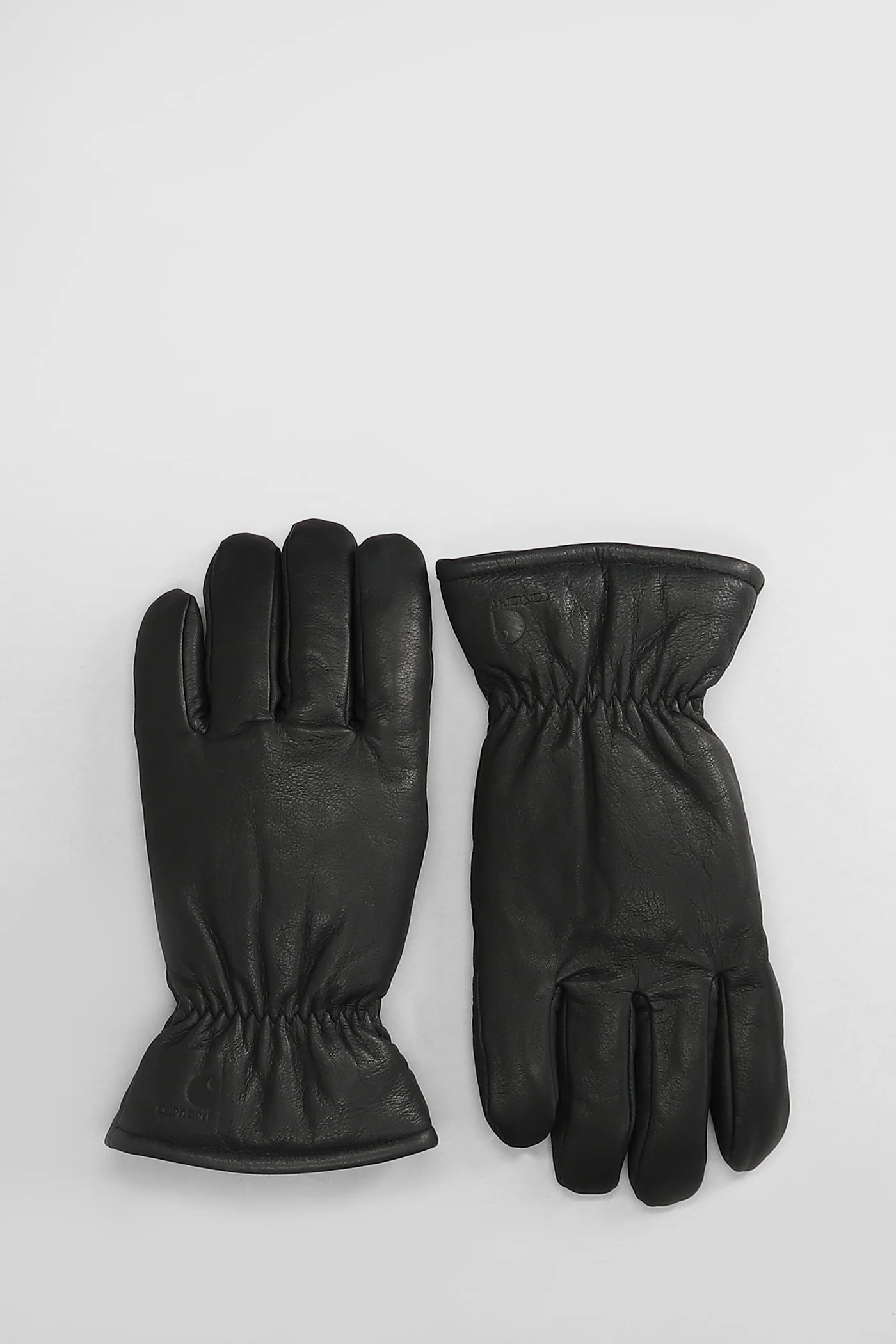 Gloves in black leather