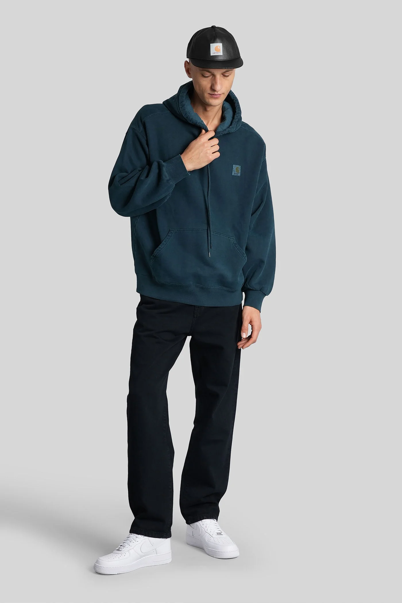 Hooded vista sweat Sweatshirt in green cotton - Image 2