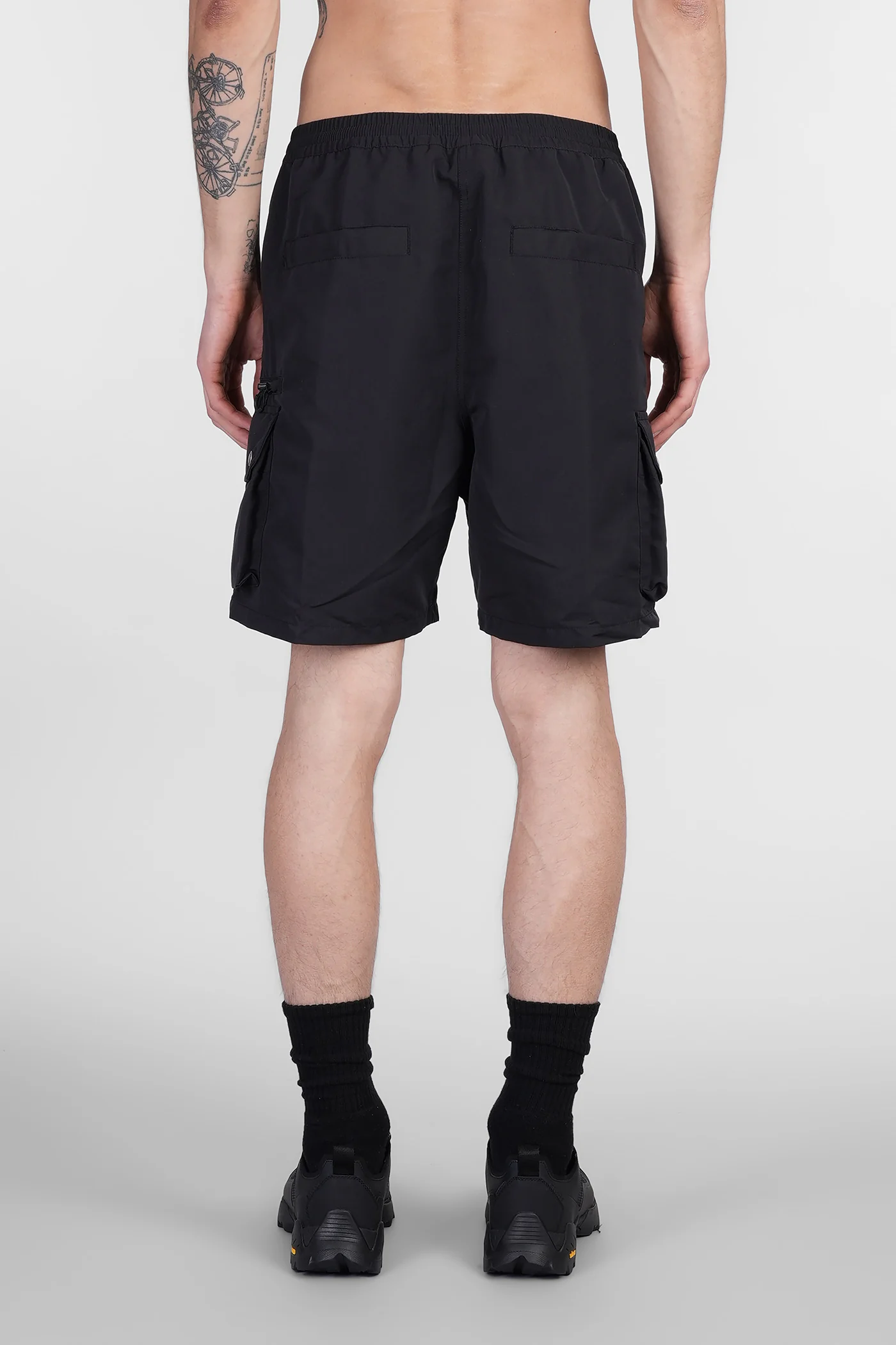 Irwin Short Shorts in black nylon - Image 3