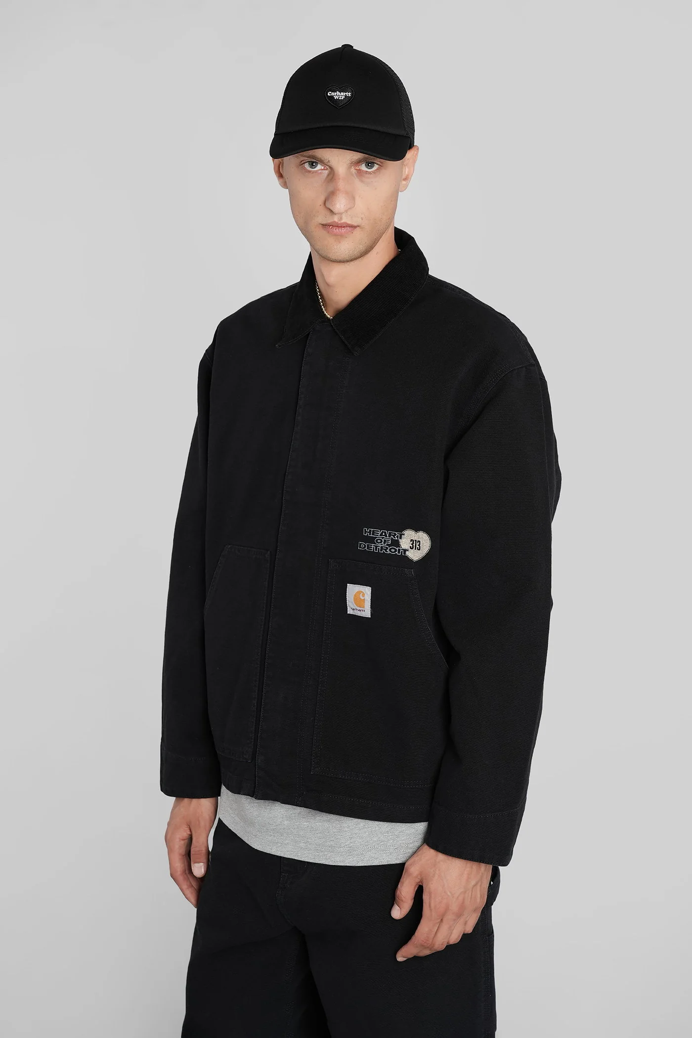 Og Arcan Graphic Casual jacket in black cotton - Image 4
