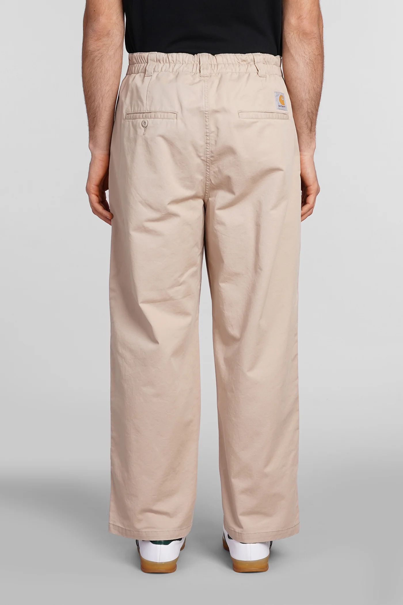 Pants in beige cotton - Image 3