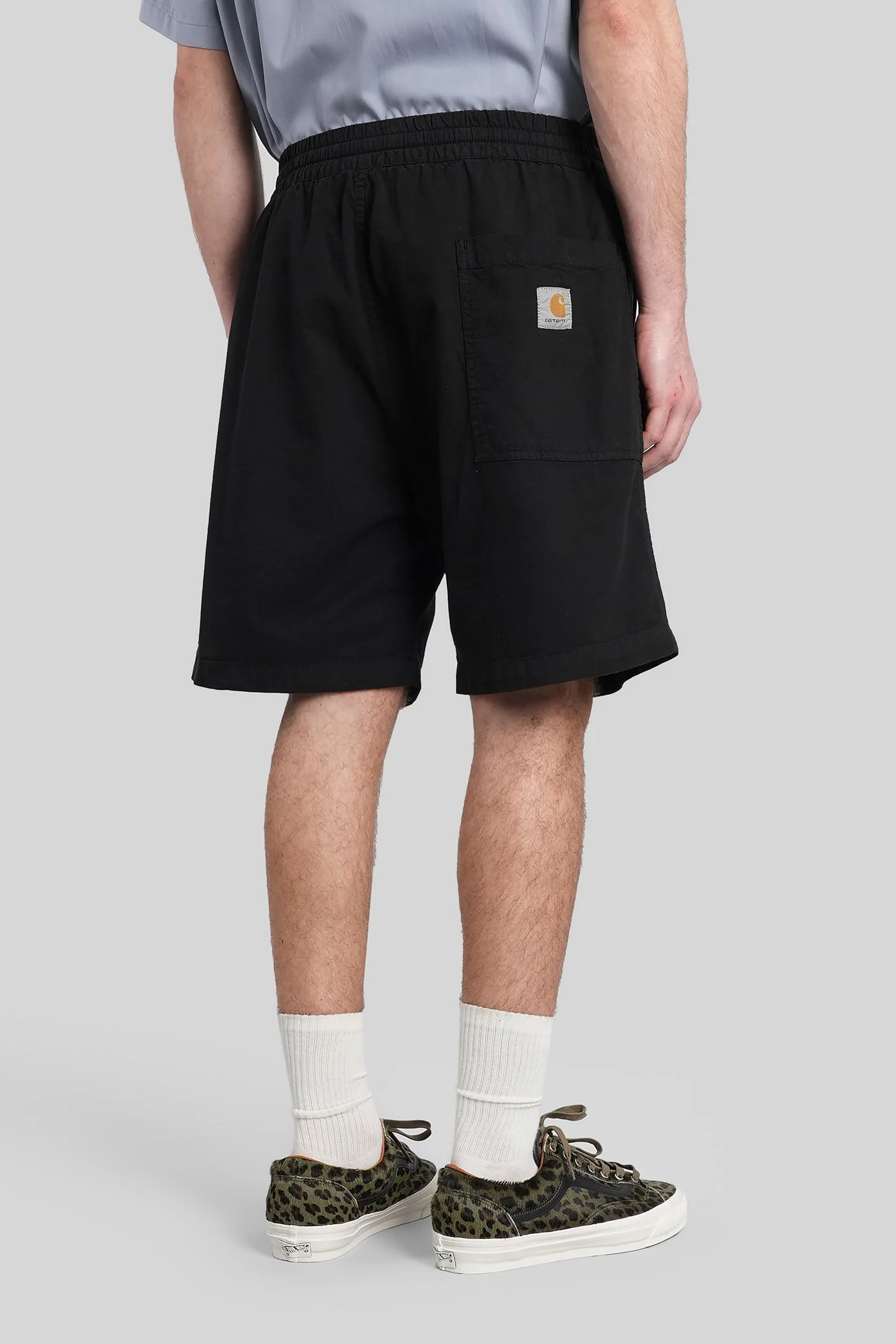 Rainer short Shorts in black cotton - Image 3