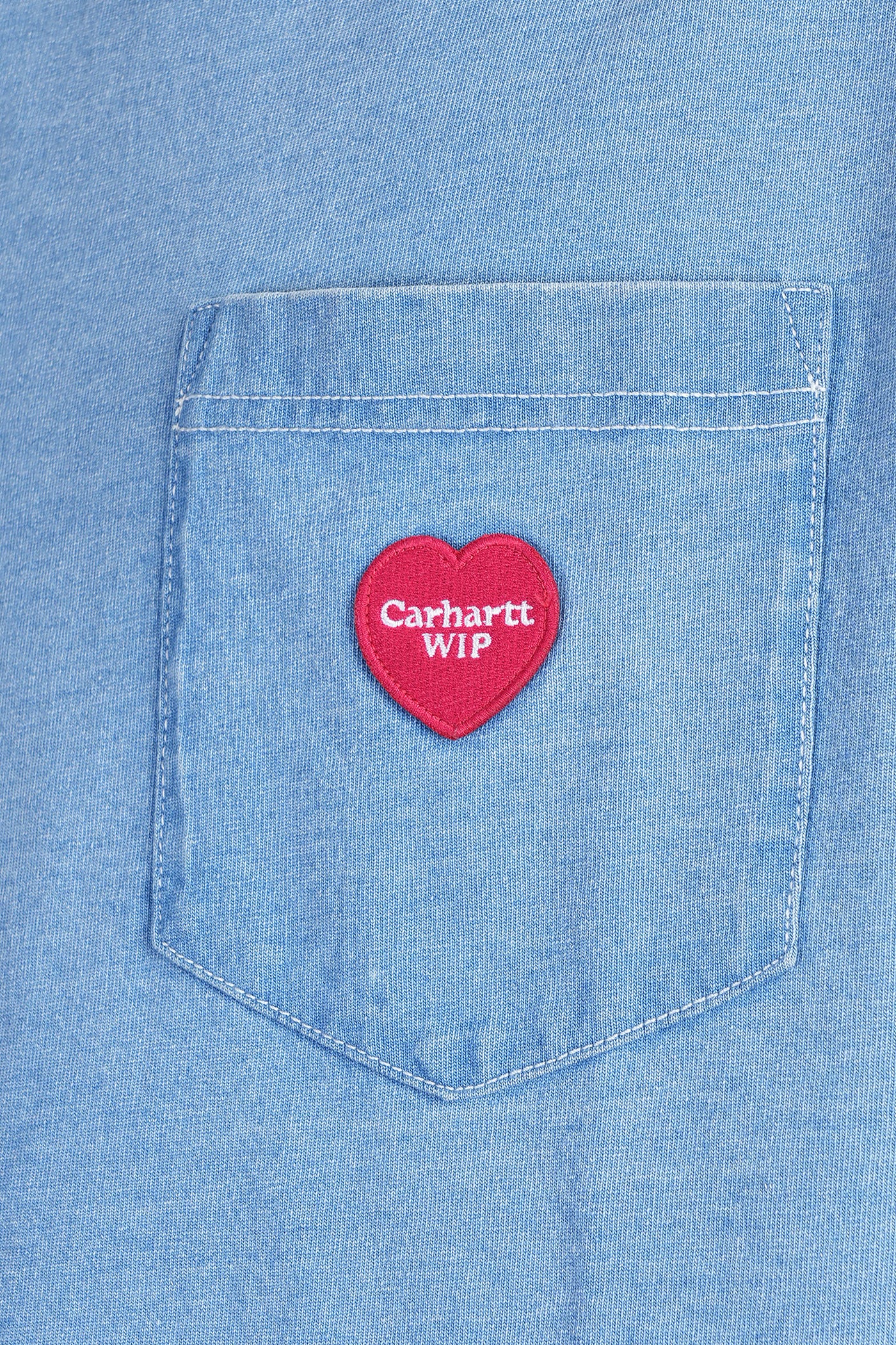 S-S Ingo Pocket T-Shirt in cyan cotton - Image 5
