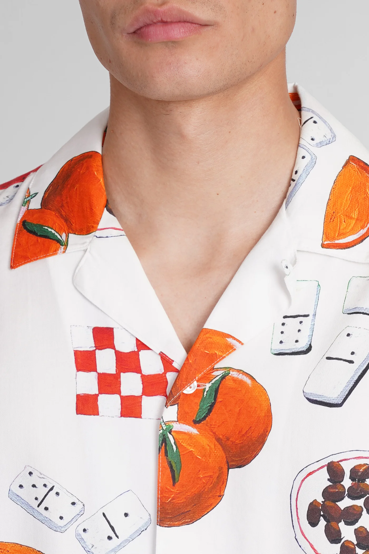 Shirt in white cotton - Image 5