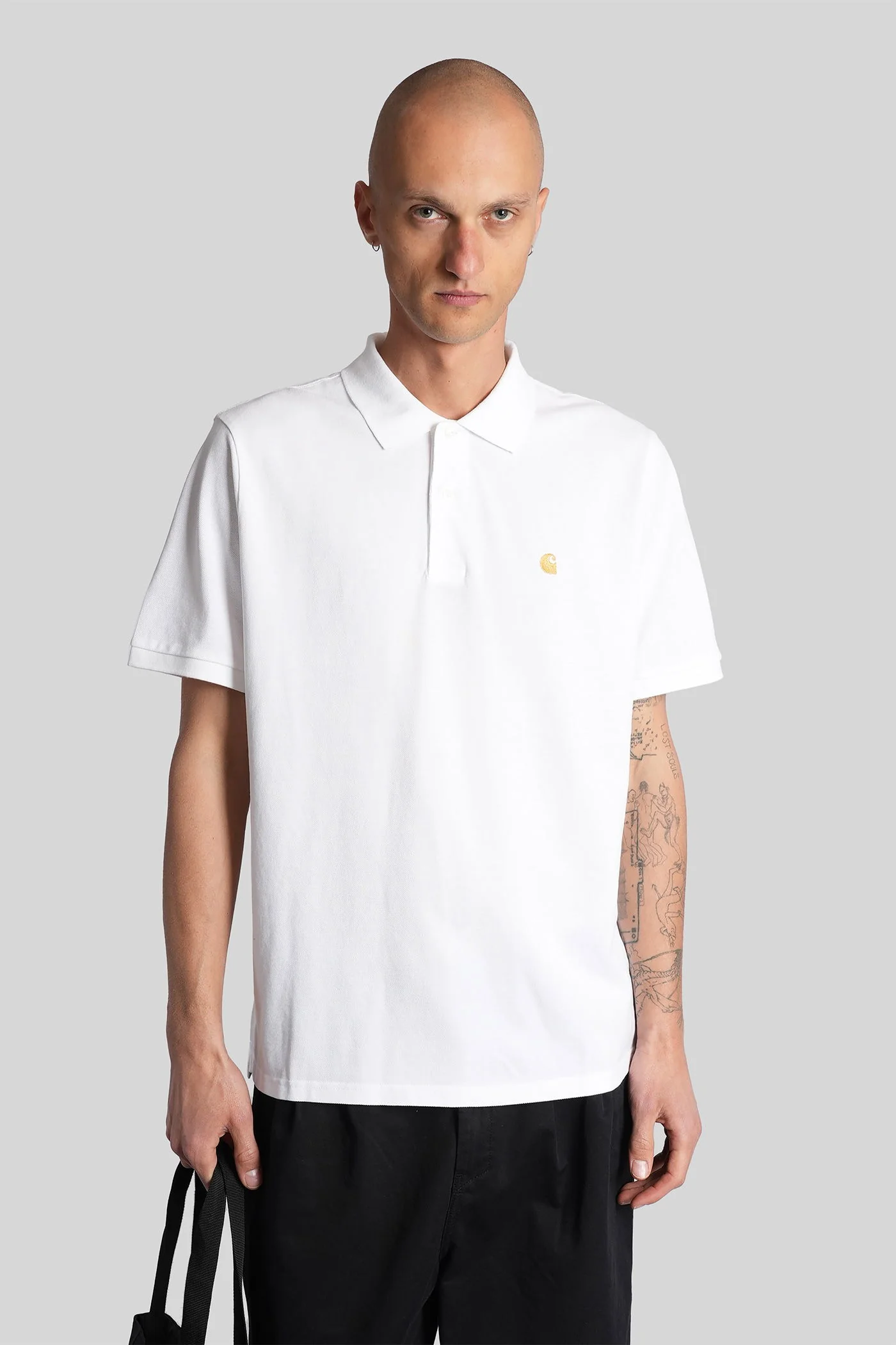Ss chase pique polo Polo in white cotton - Image 11