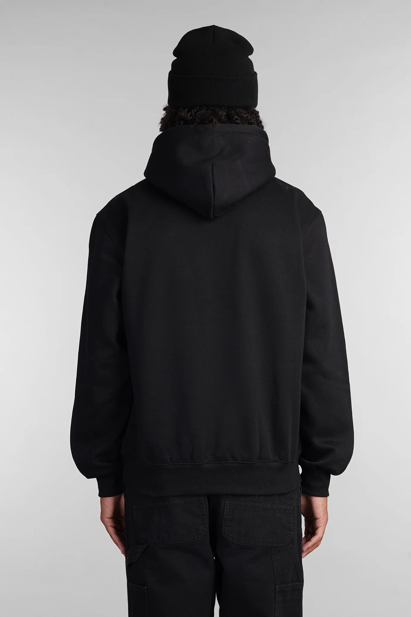 Sweatshirt in black cotton - Image 3