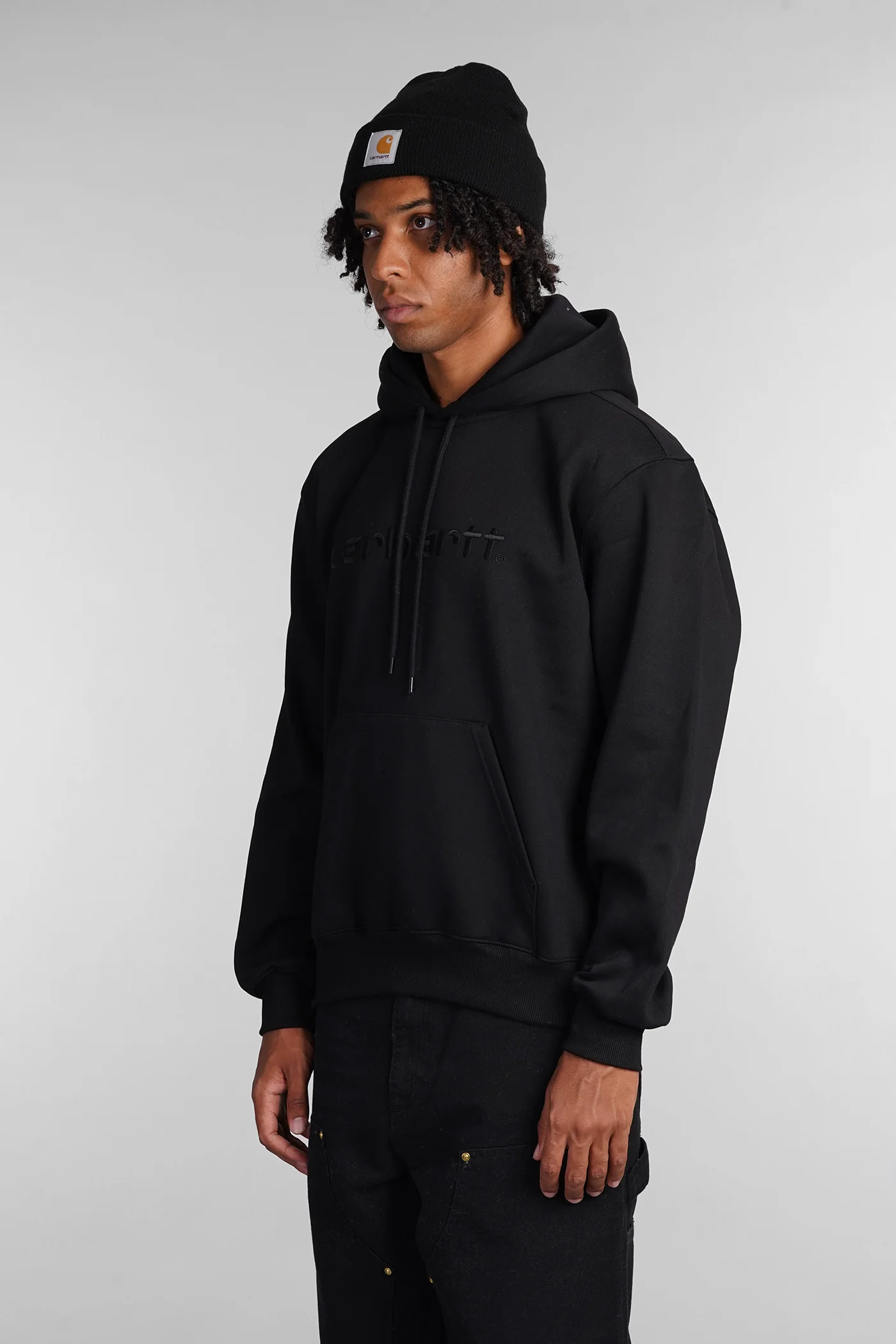 Sweatshirt in black cotton - Image 4