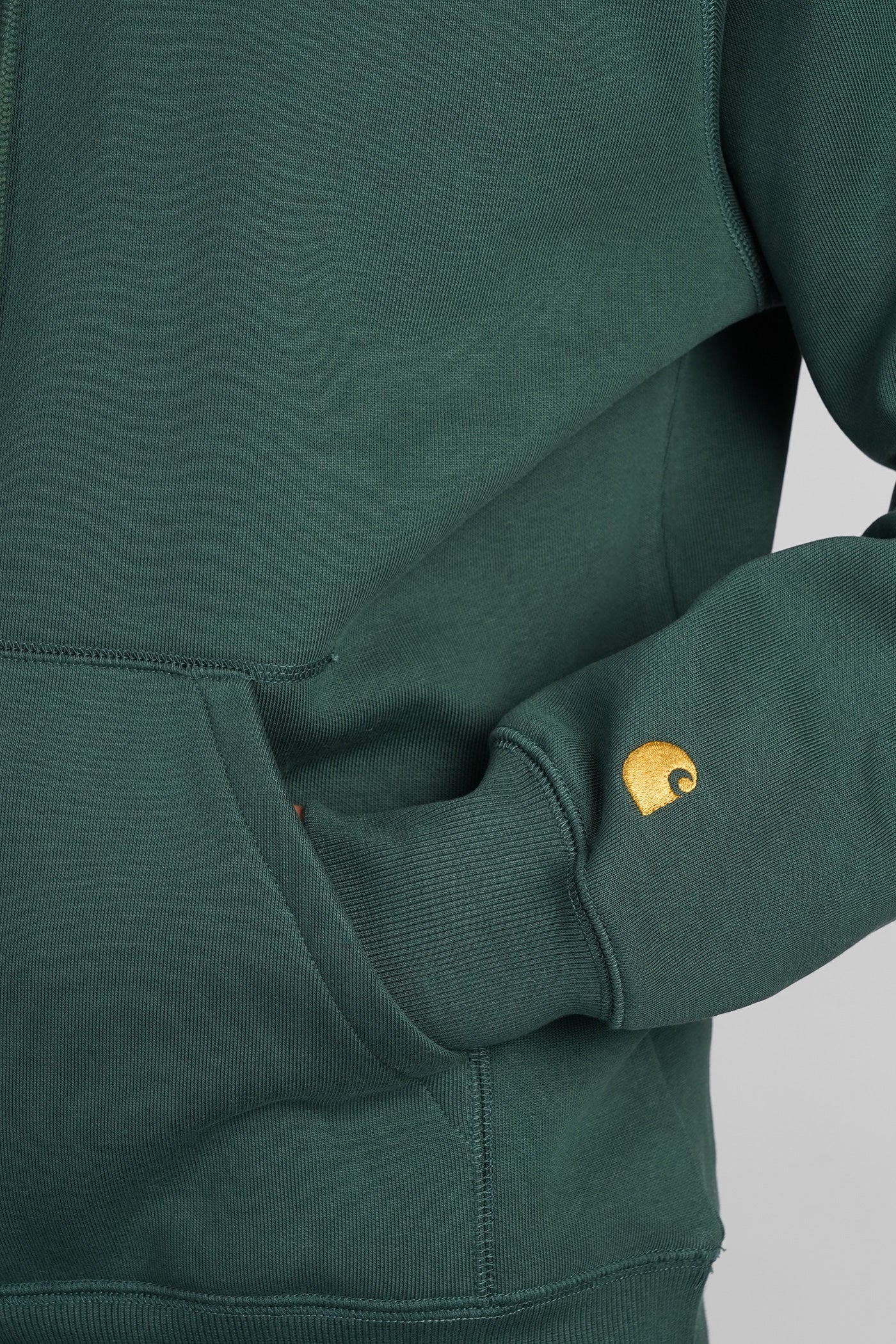 Sweatshirt in green cotton - Image 5
