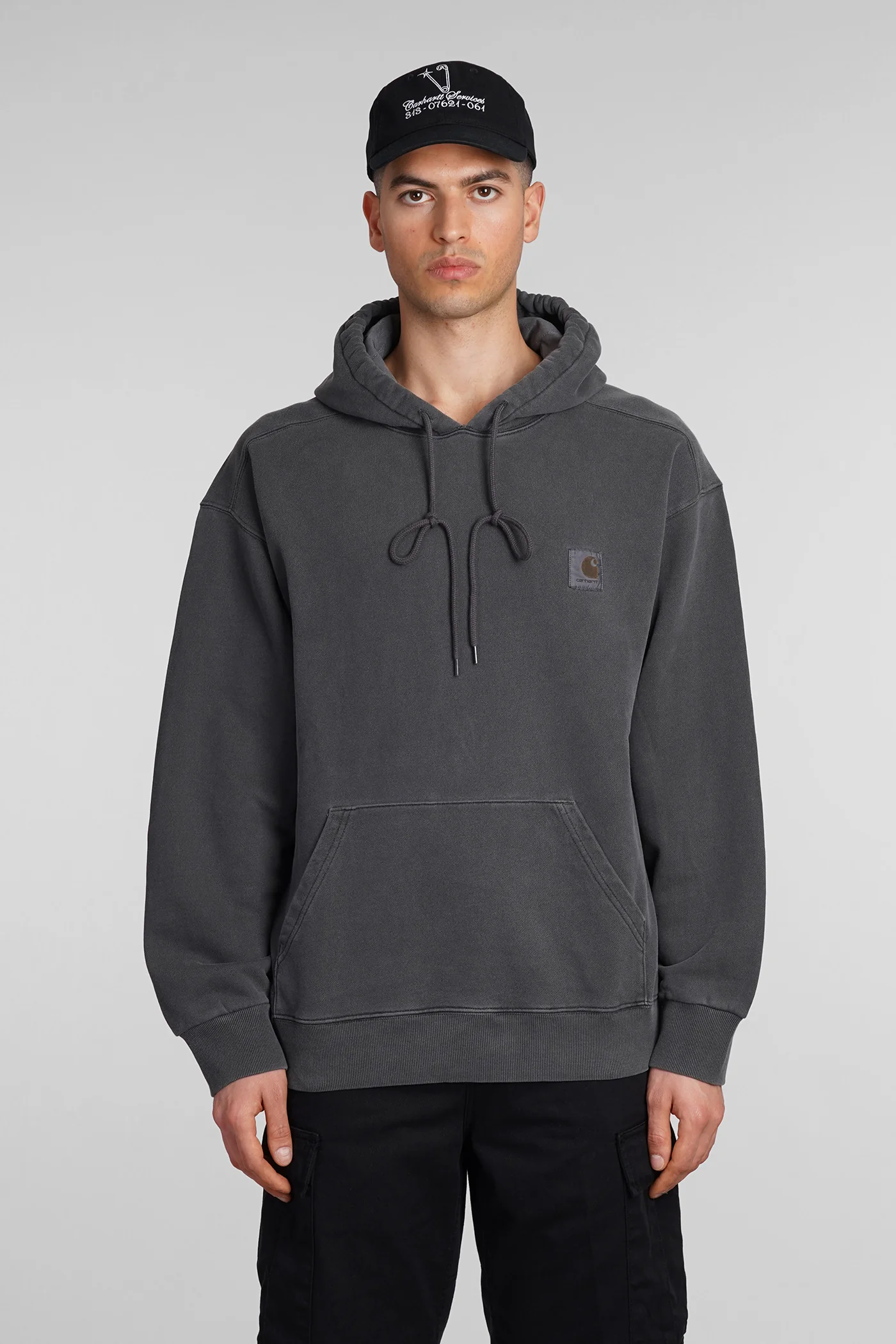 Sweatshirt in grey cotton