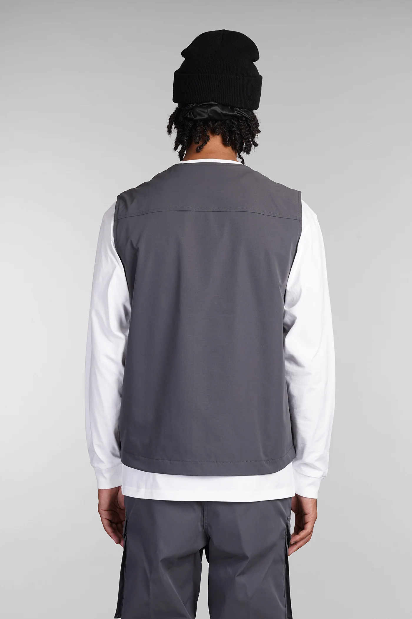 Vest in grey polyester - Image 3