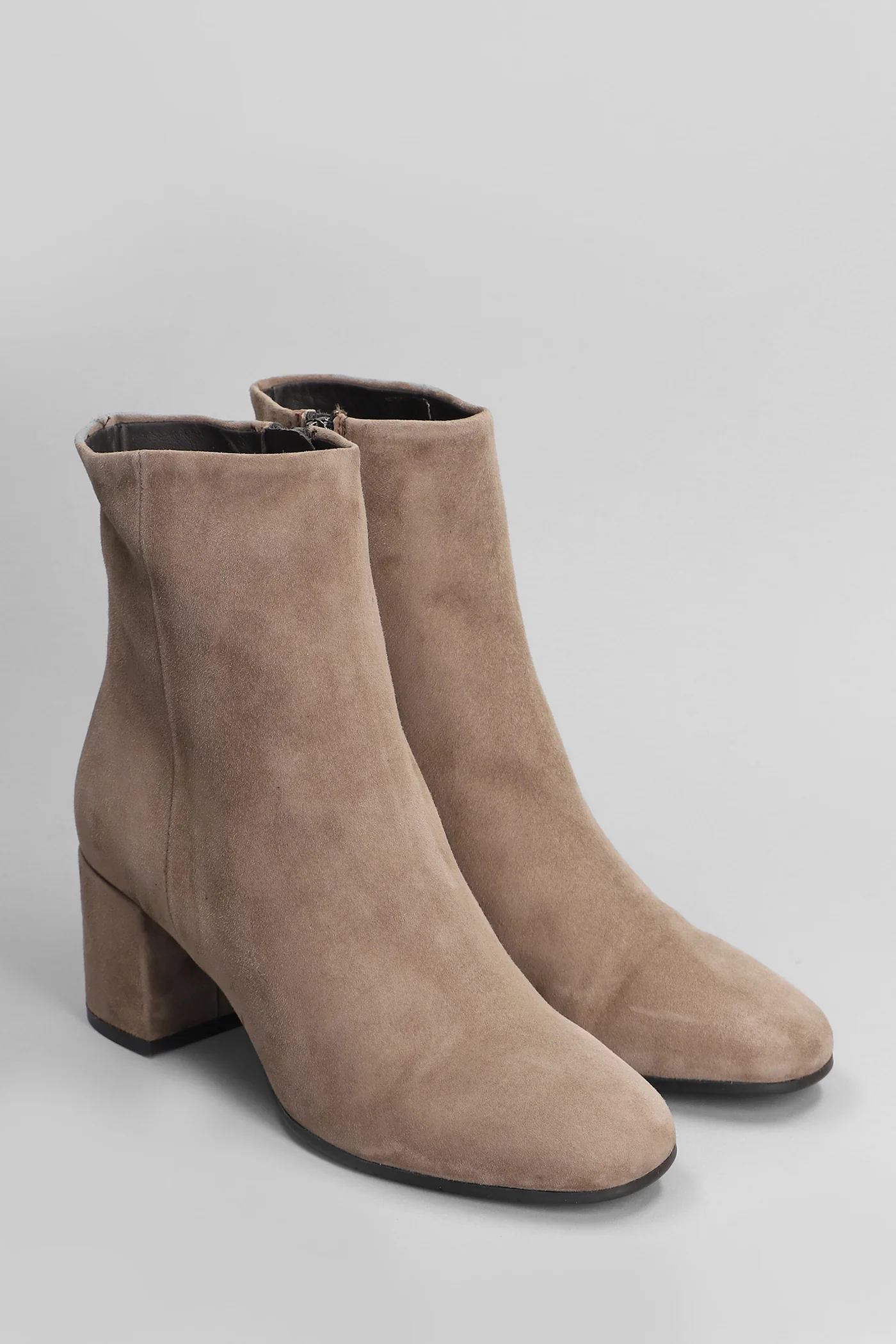 Amber Daily High heels Ankle boots in taupe suede - Image 2