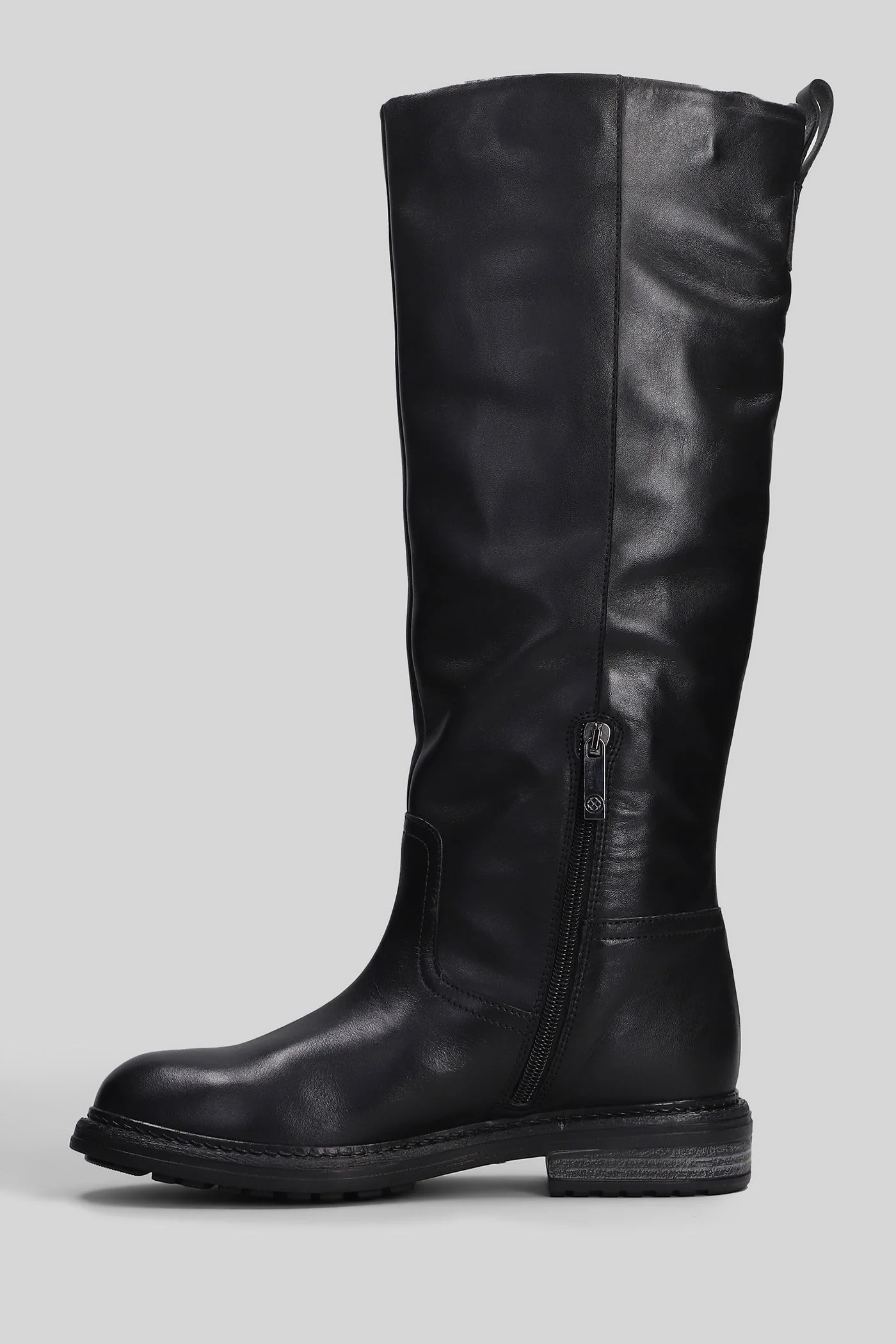 Colette Ride low heels boots in black leather - Image 3