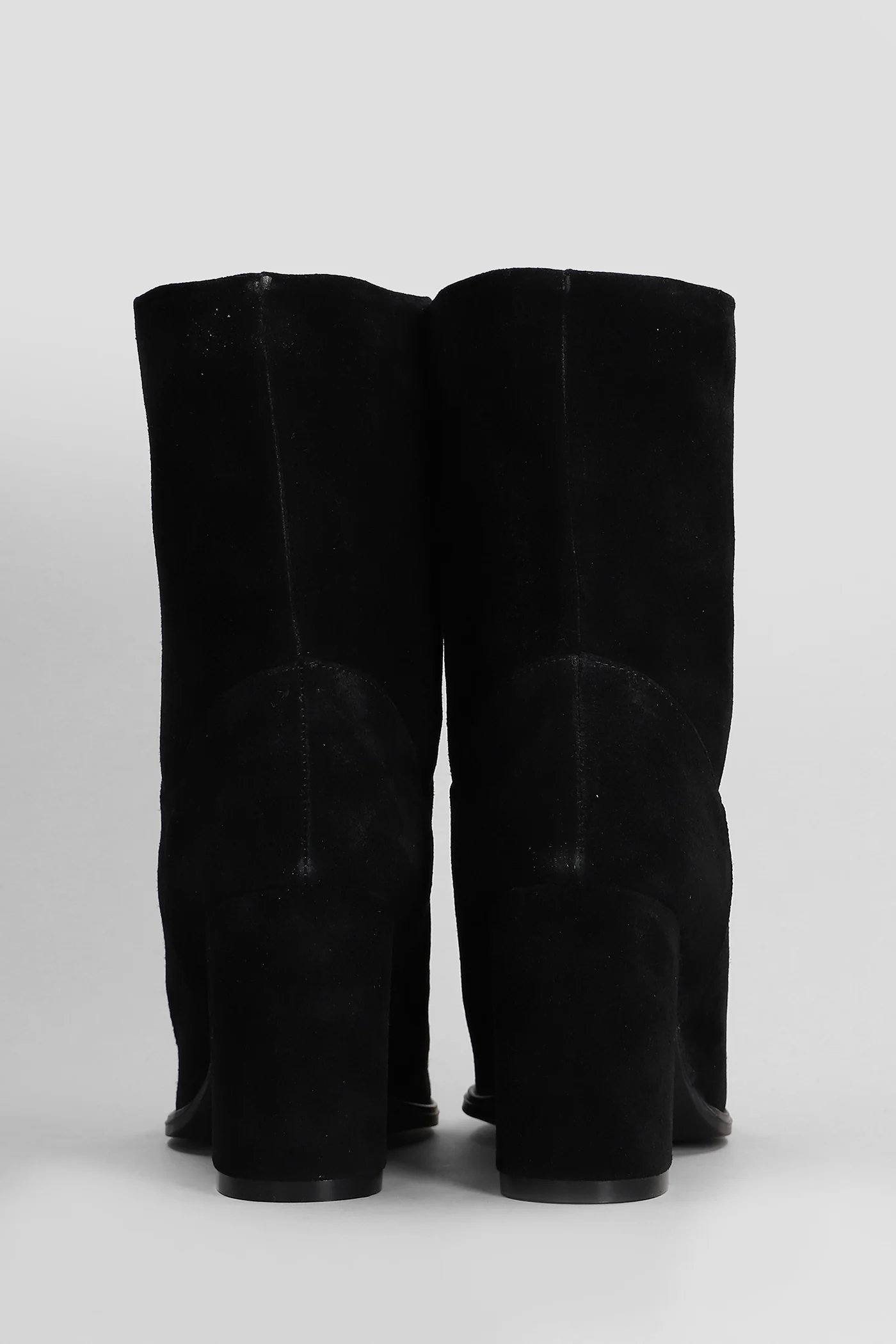Gloria Mid M High heels Ankle boots in black suede - Image 4