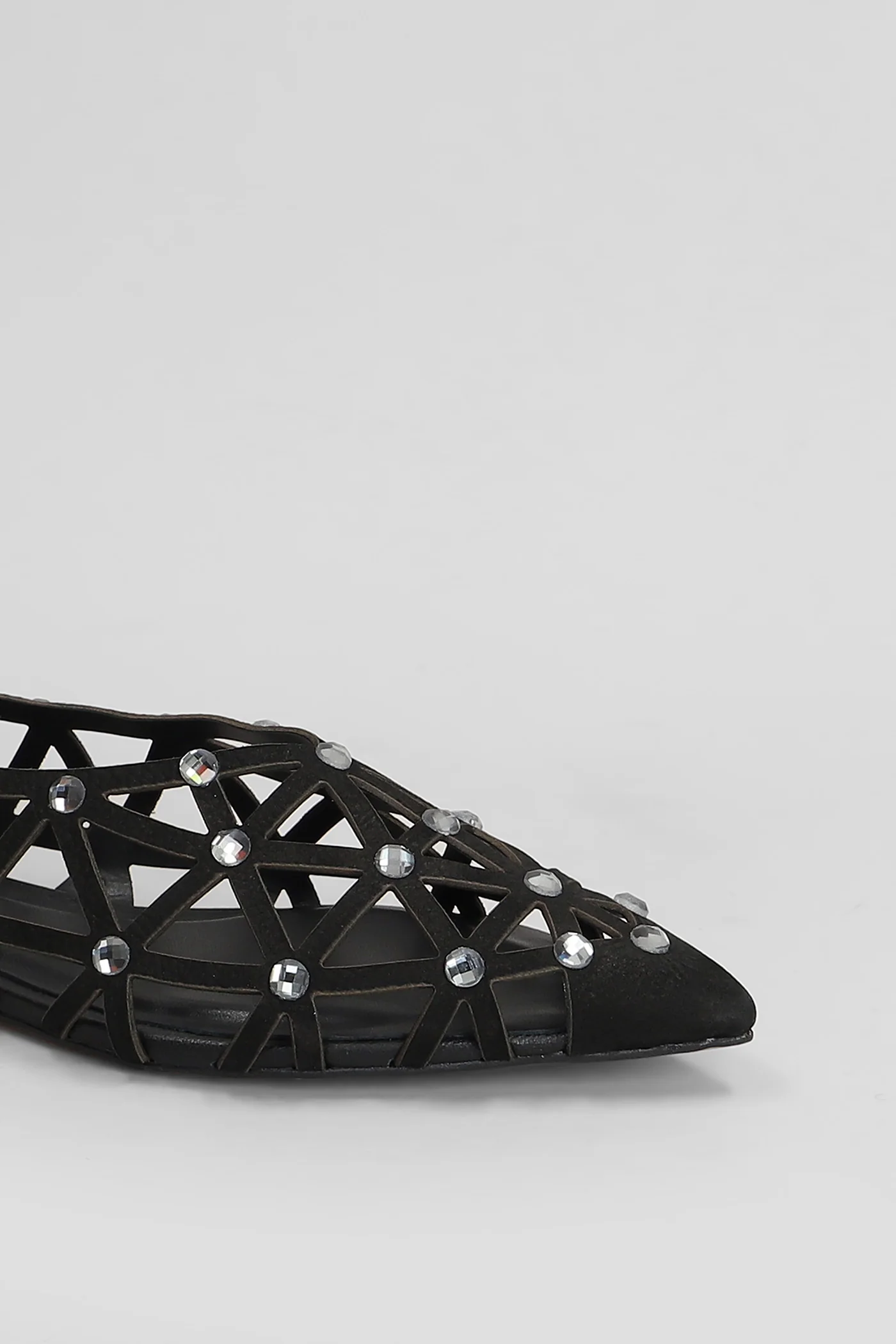 Ballet flats in black nubuck - Image 5