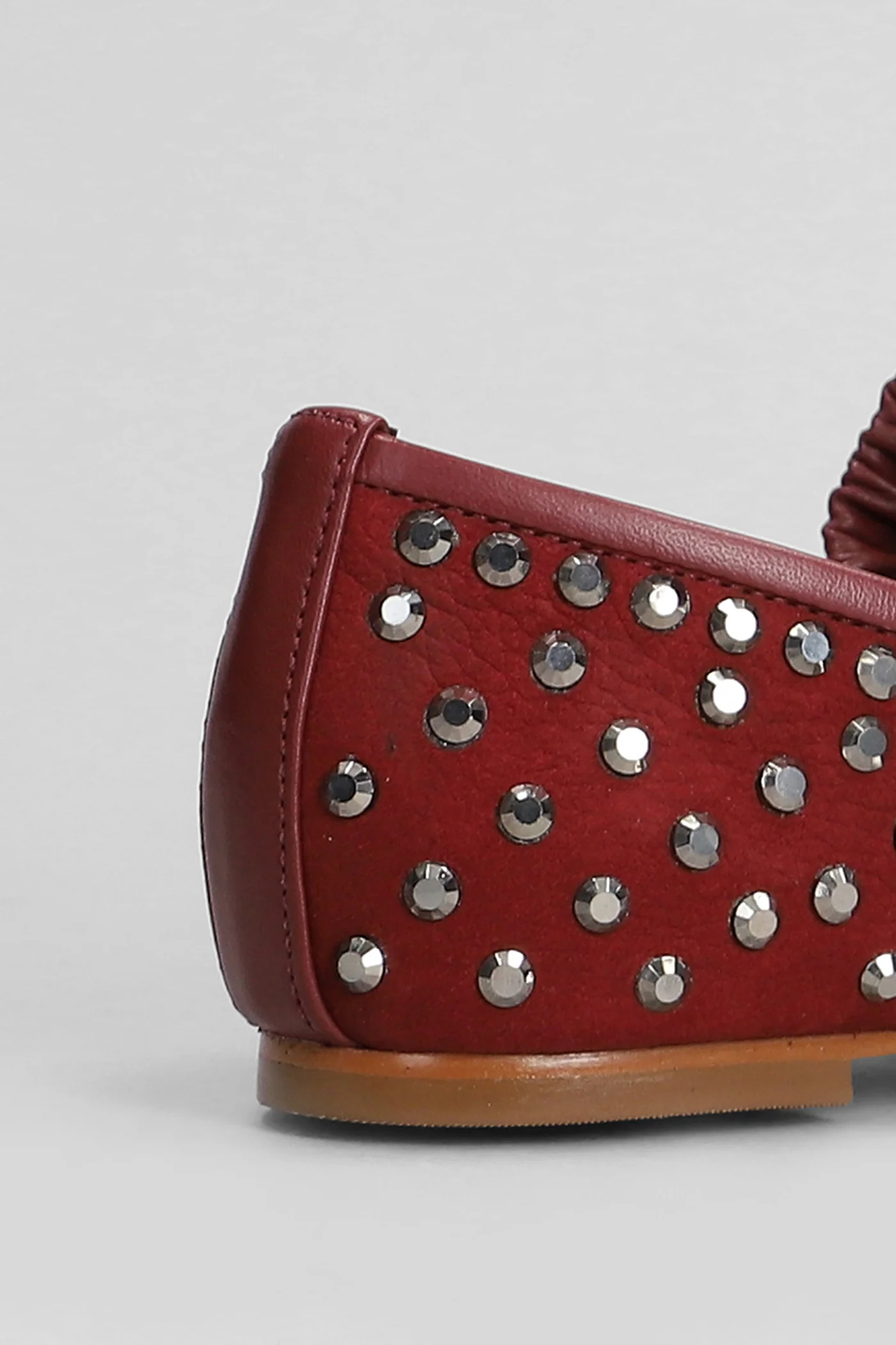 Ballet flats in bordeaux nubuck - Image 5