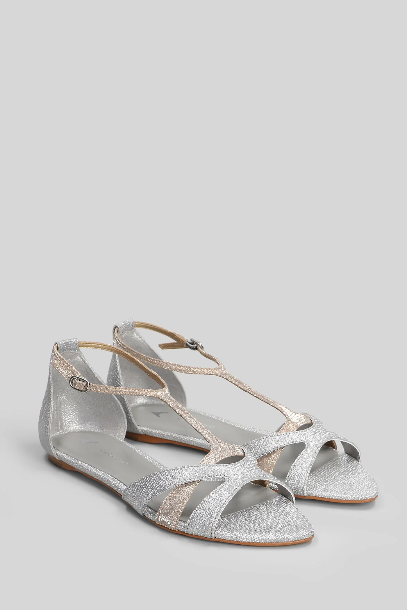 Flats in silver glitter - Image 2