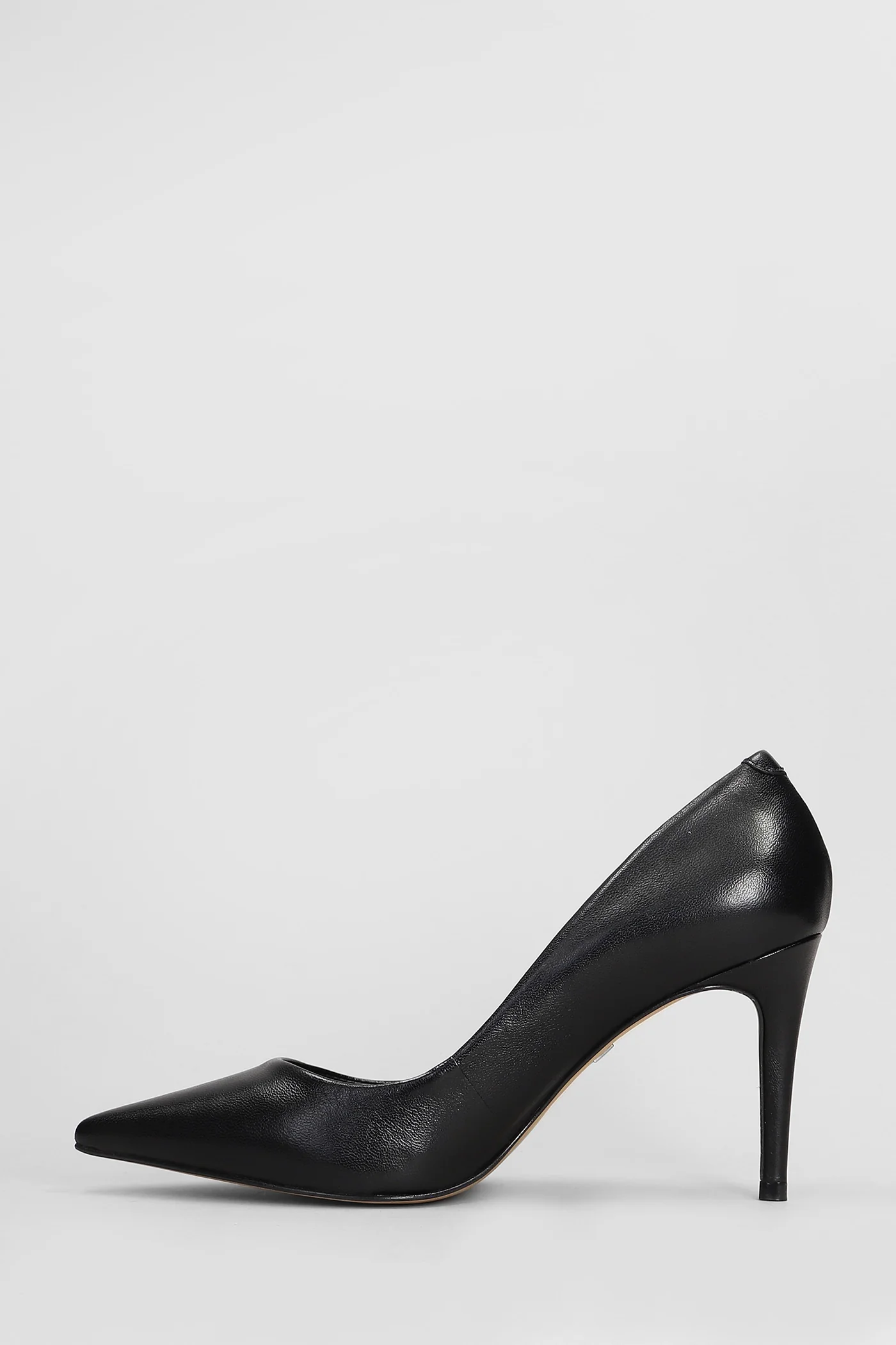 Pumps in black leather - Image 3