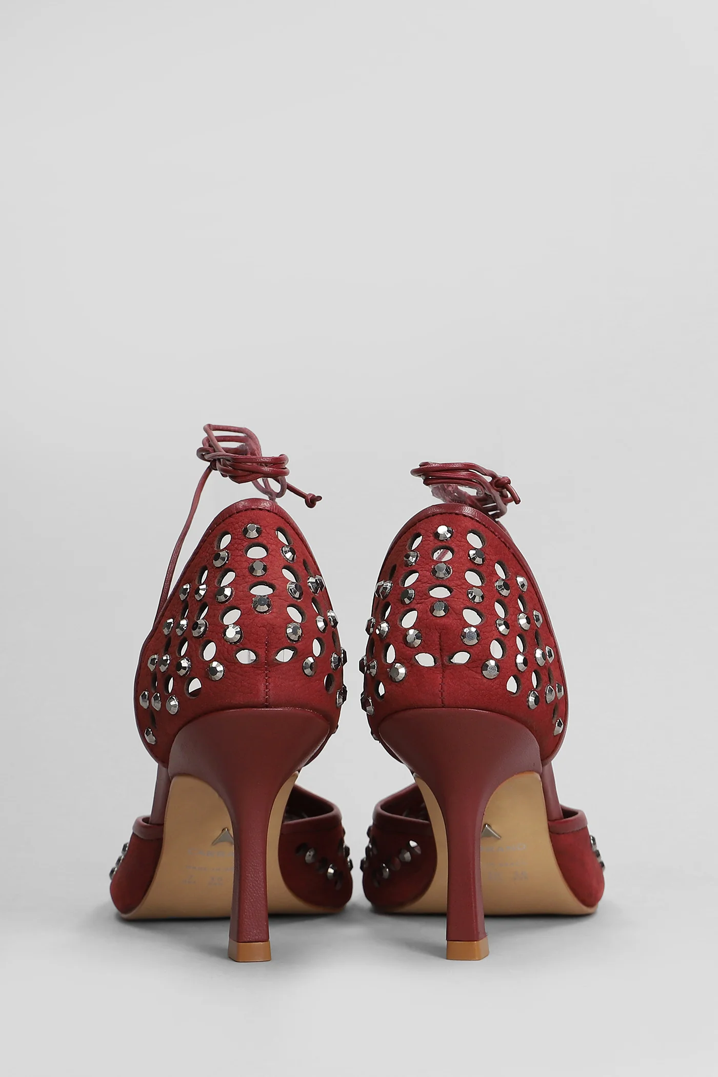 Pumps in bordeaux nubuck - Image 4