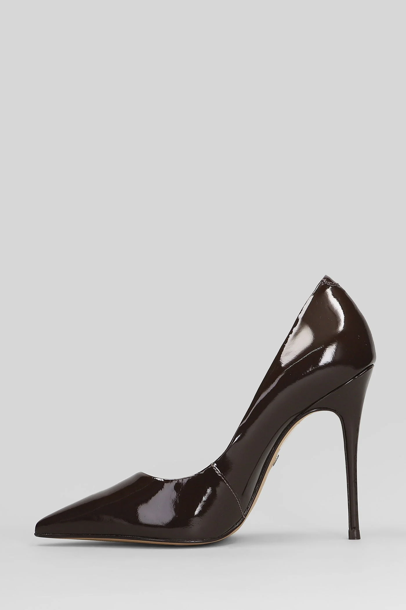 Pumps in brown patent leather - Image 3